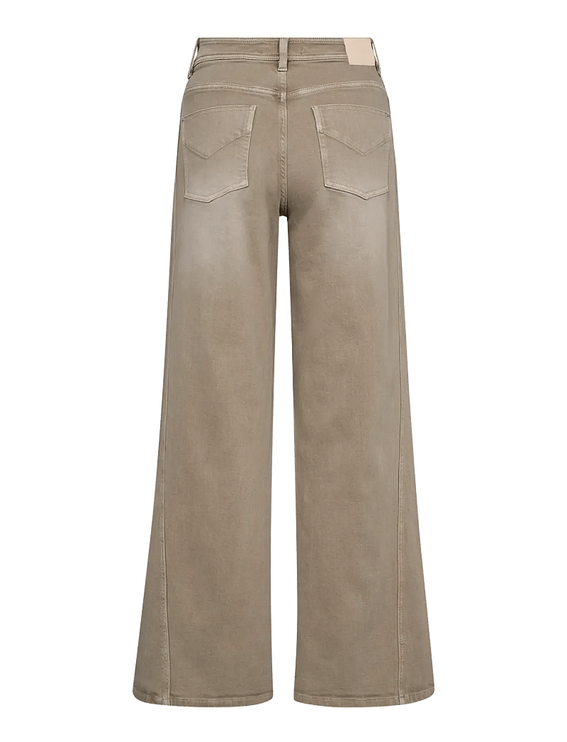 MOS MOSH - MMDara Shadow Pant - hosen mit weitem bein - light grey - 2
