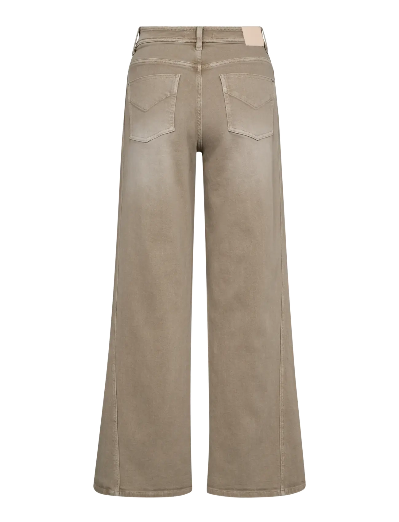 MOS MOSH - MMDara Shadow Pant - hosen mit weitem bein - light grey - 2