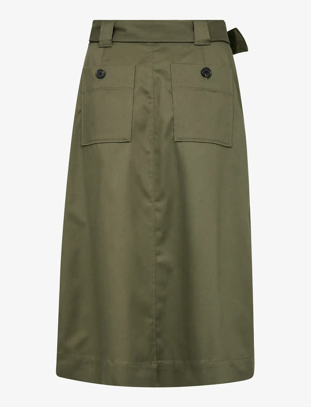 MOS MOSH - MMKoda Billie Skirt - midi nederdele - olive night - 2