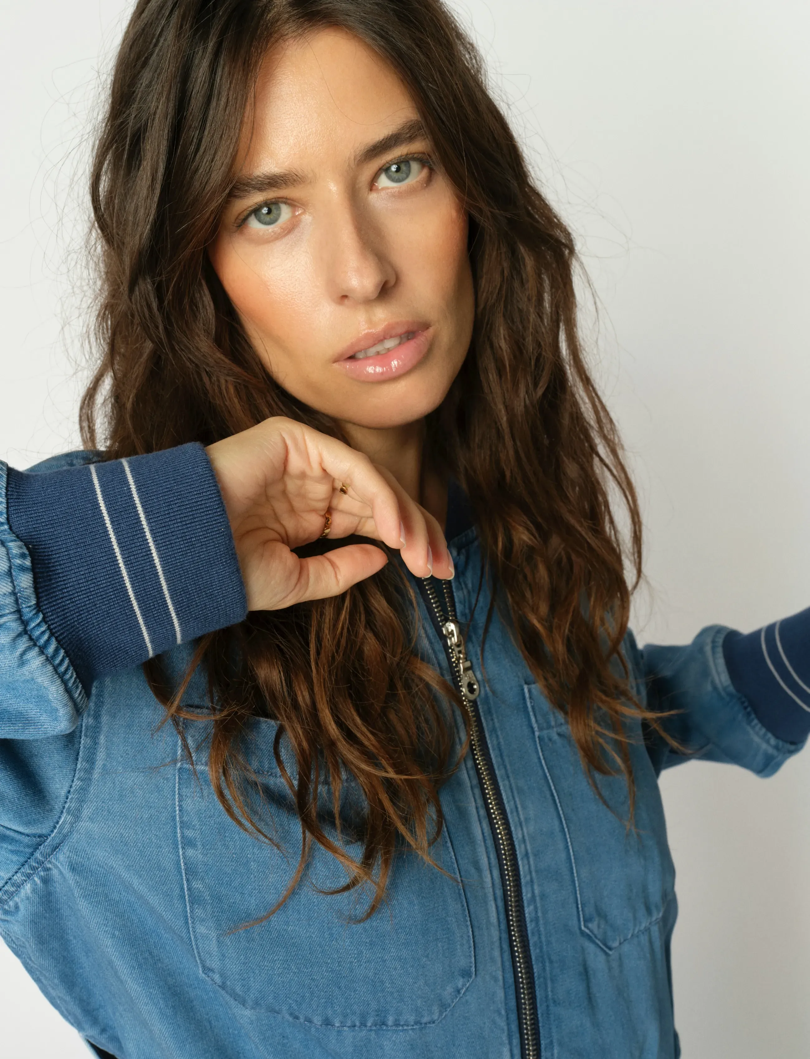 MOS MOSH - MMCate Onyx Jacket - light blue denim - 3