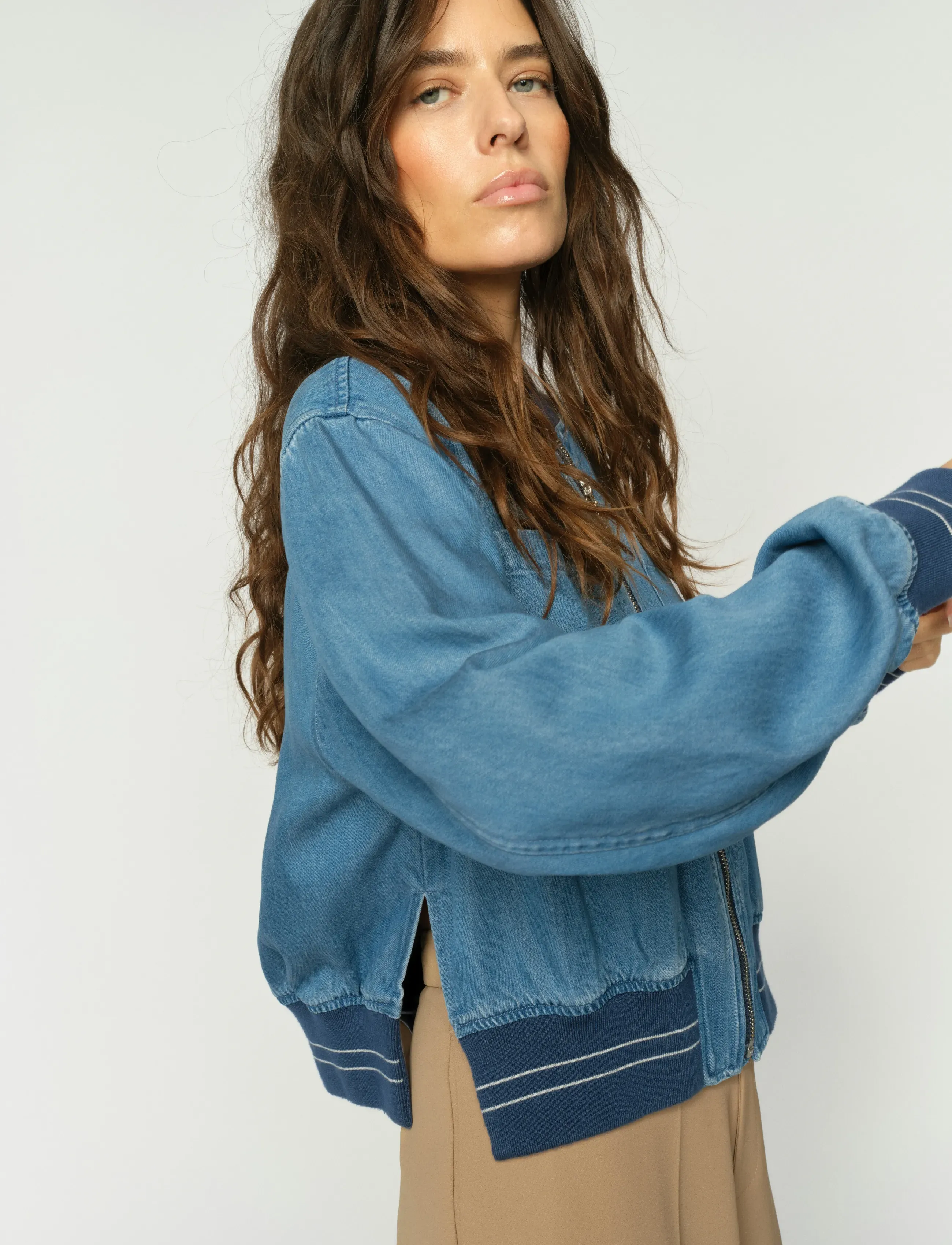 MOS MOSH - MMCate Onyx Jacket - light blue denim - 4