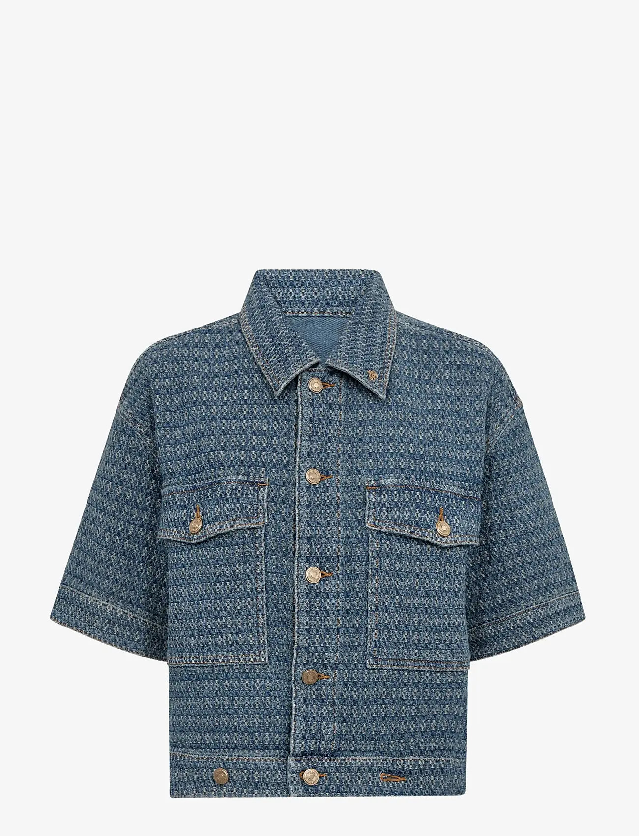 MOS MOSH - MMEbba Bobble Jacket - jeansjackor - blue - 1