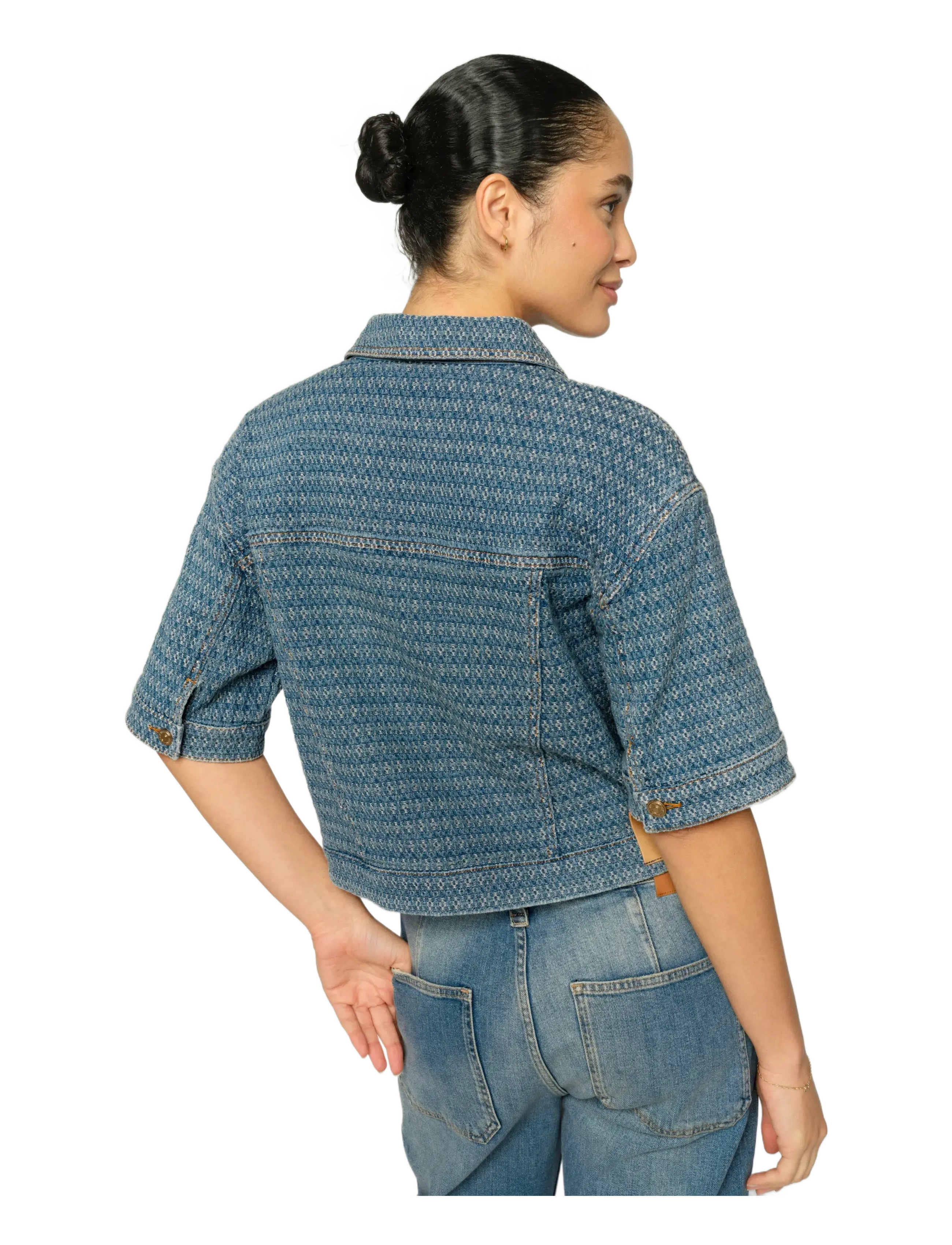 MOS MOSH - MMEbba Bobble Jacket - frühlingsjacken - blue - 4