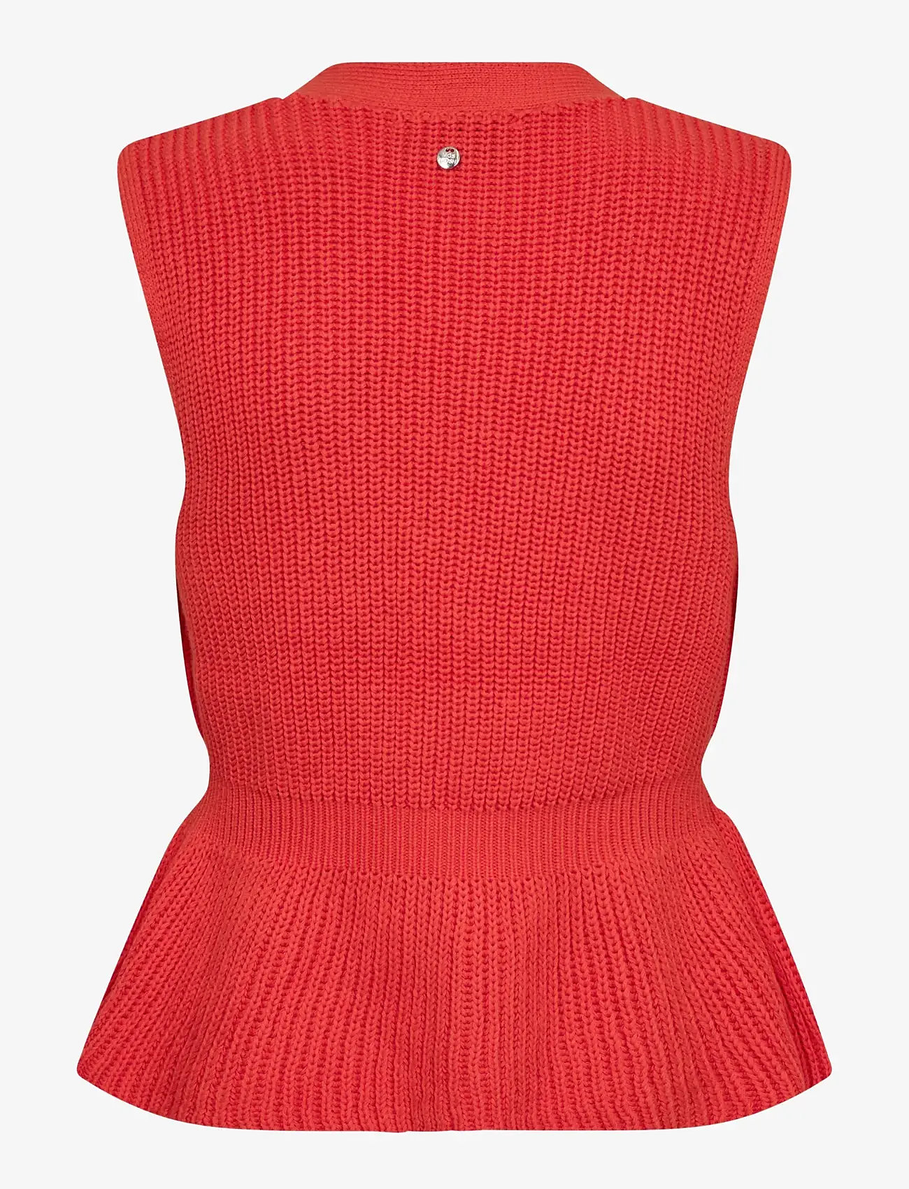 MOS MOSH - MMHerbi Knit Vest - knitted vests - spicy orange - 2