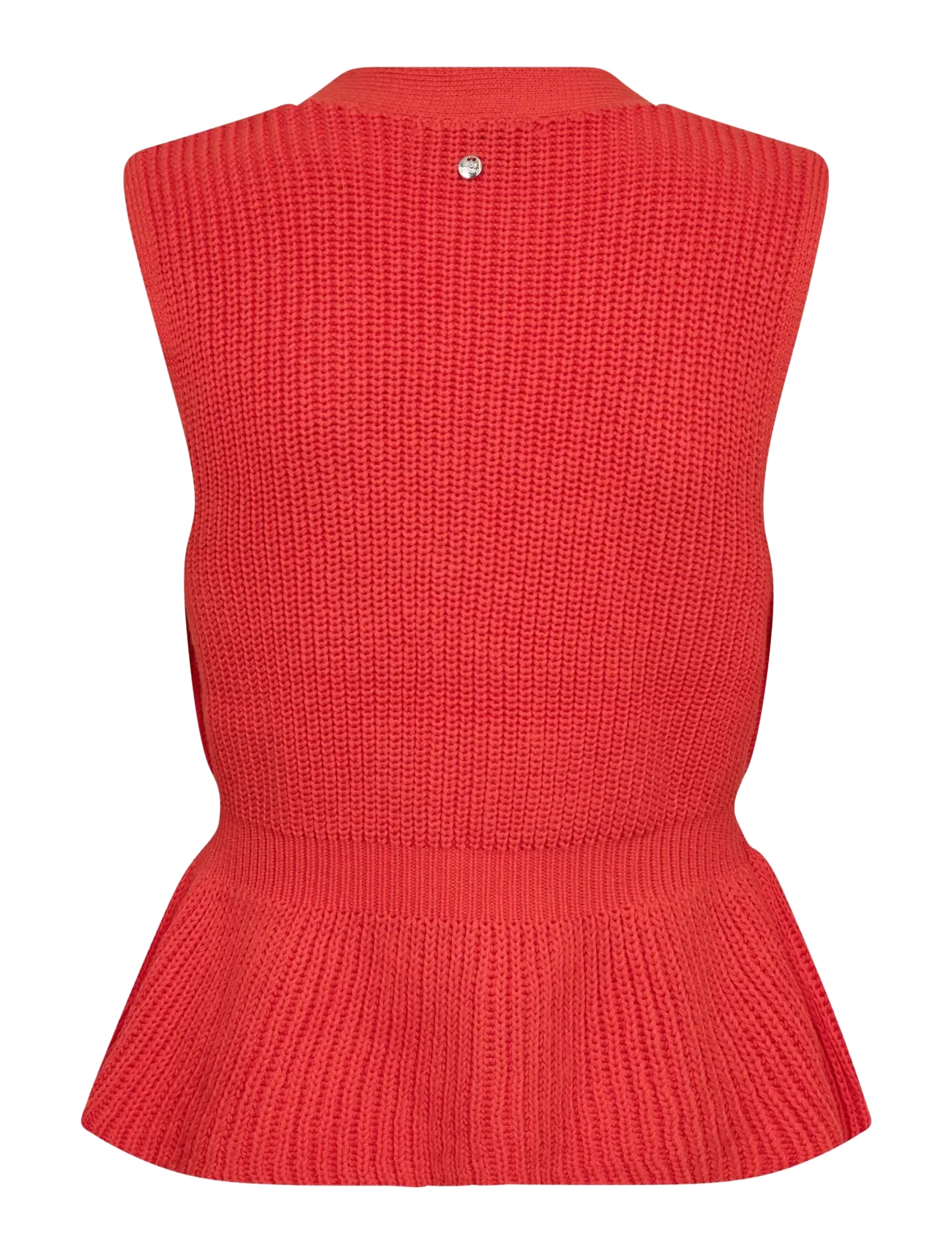 MOS MOSH - MMHerbi Knit Vest - knitted vests - spicy orange - 2