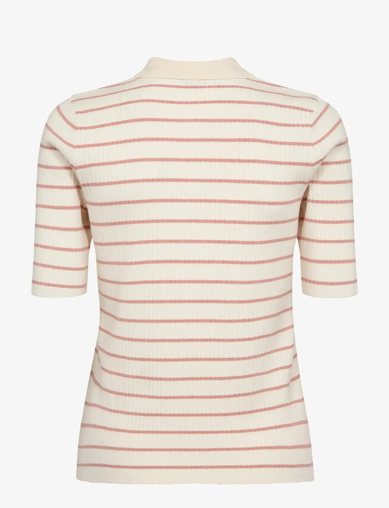MOS MOSH - MMCaliz Stripe SS Knit - t-shirts - peachy - 2