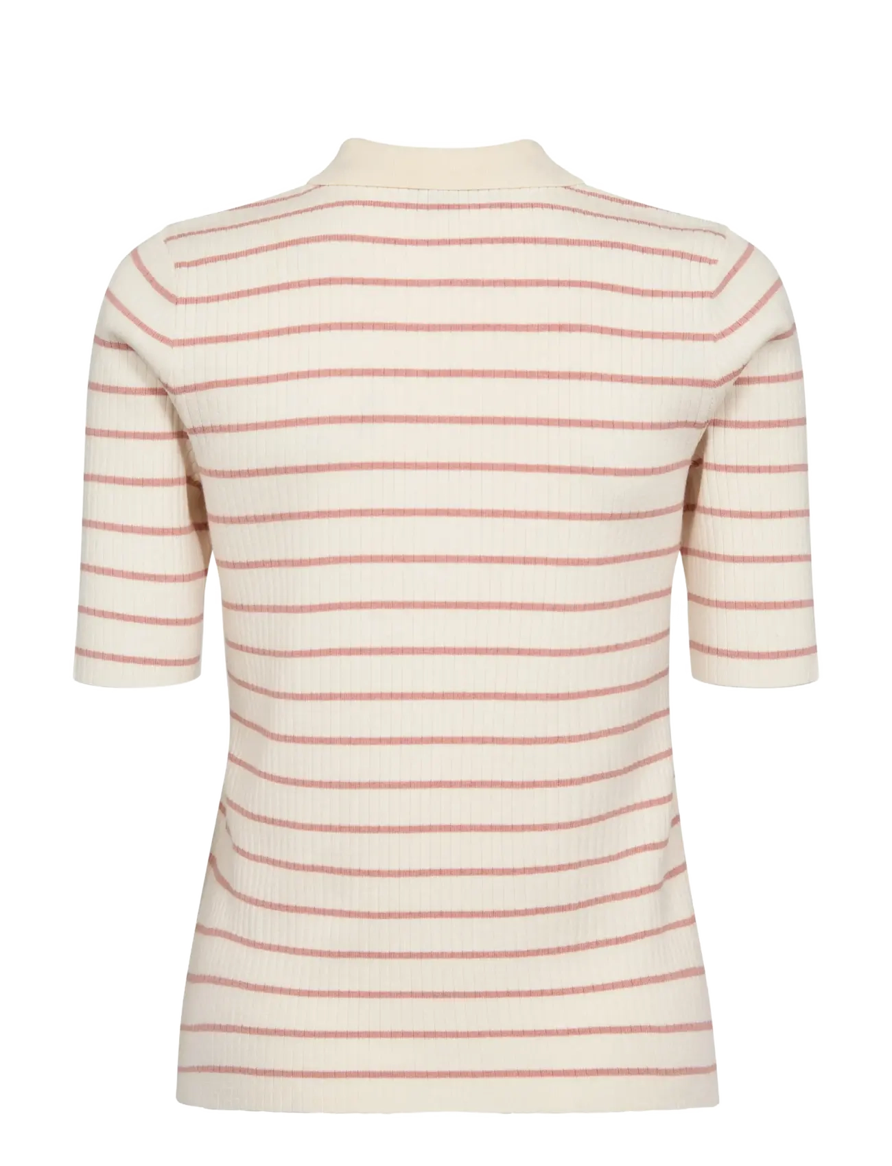 MOS MOSH - MMCaliz Stripe SS Knit - t-paidat - peachy - 2