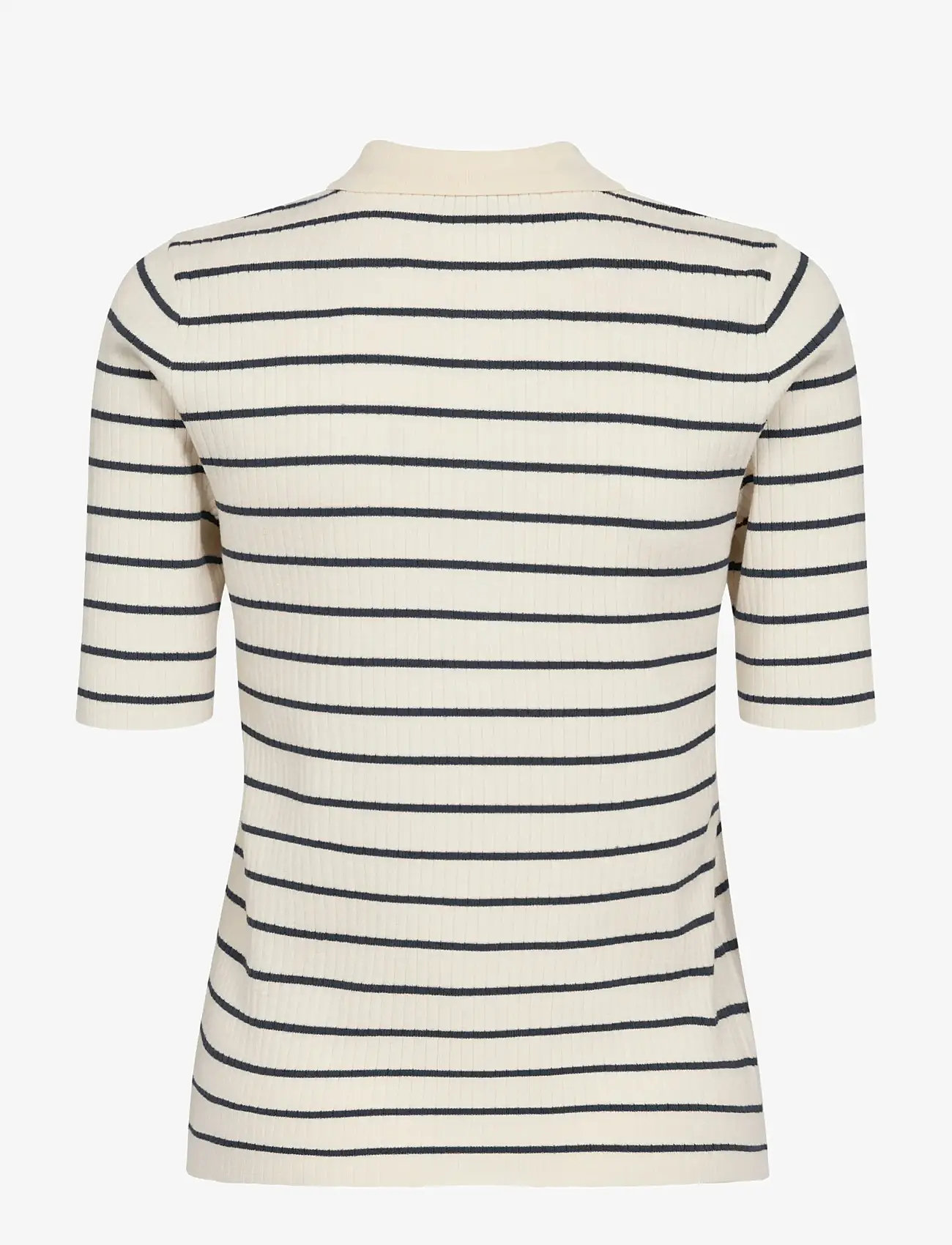MOS MOSH - MMCaliz Stripe SS Knit - t-shirts - salute navy - 2