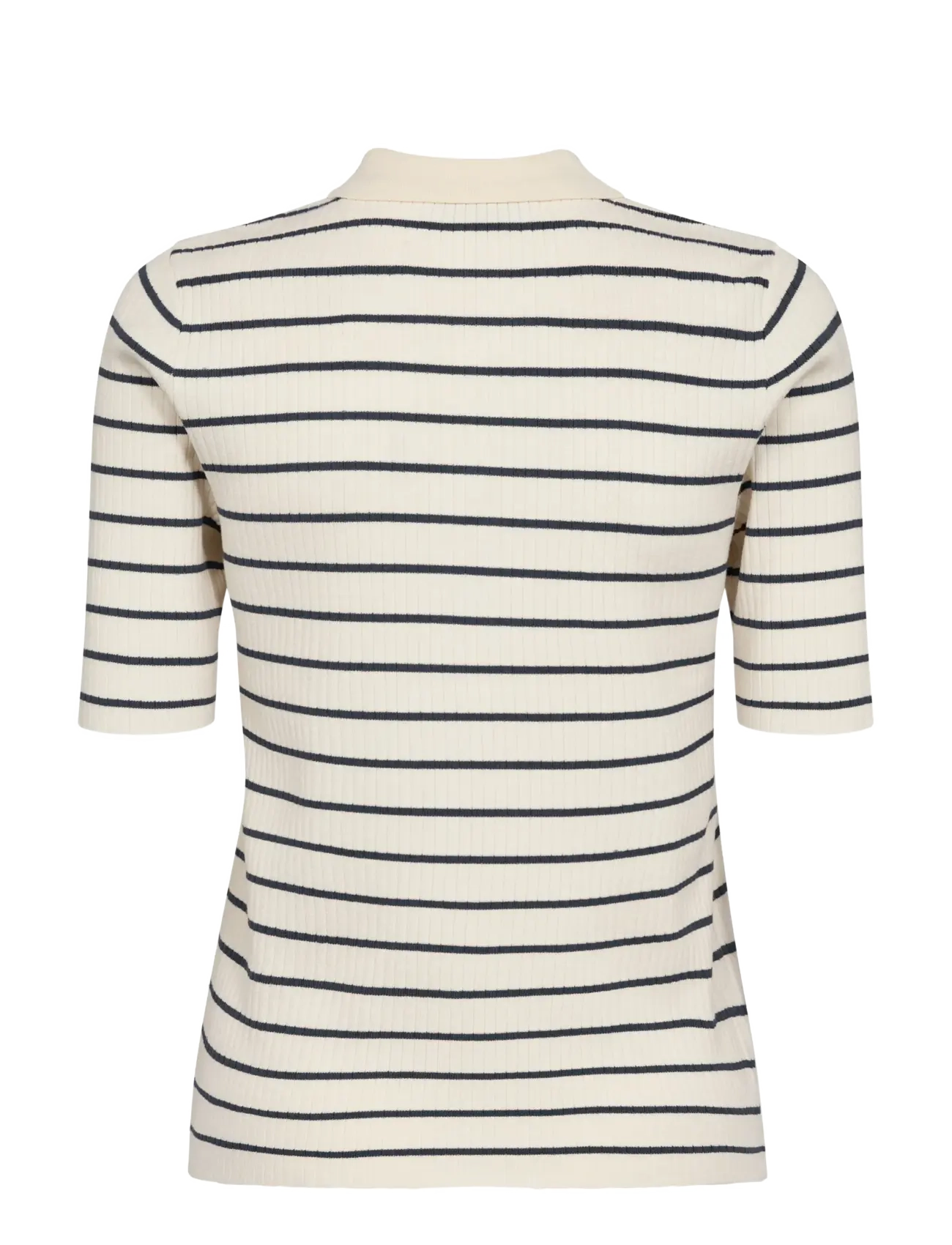 MOS MOSH - MMCaliz Stripe SS Knit - t-shirts - salute navy - 2