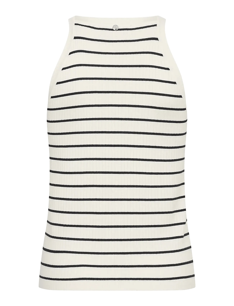 MOS MOSH - MMImanja Caliz Stripe Knit Top - linnen - salute navy - 2