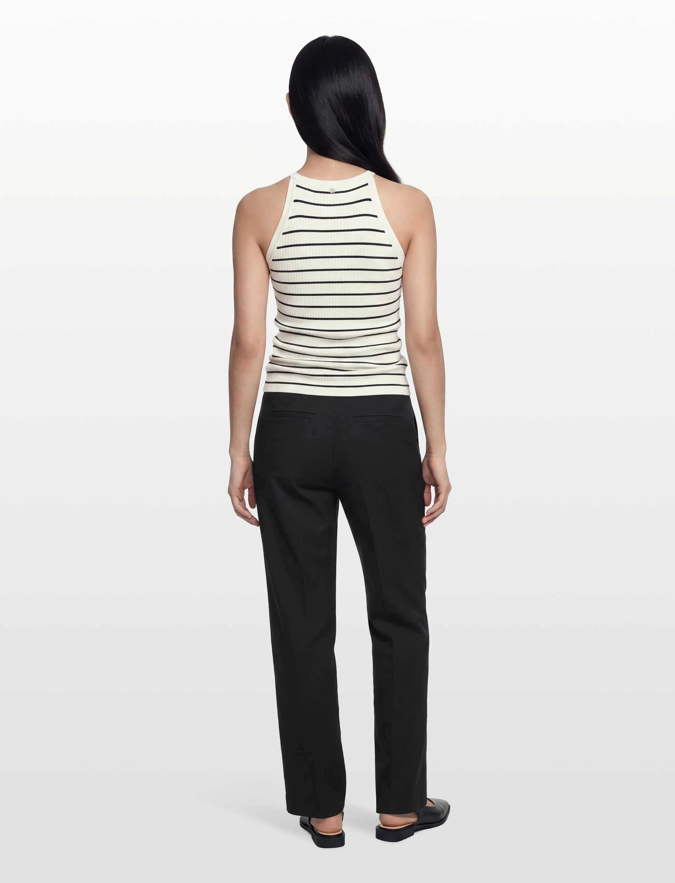 MOS MOSH - MMImanja Caliz Stripe Knit Top - tanktops - salute navy - 4
