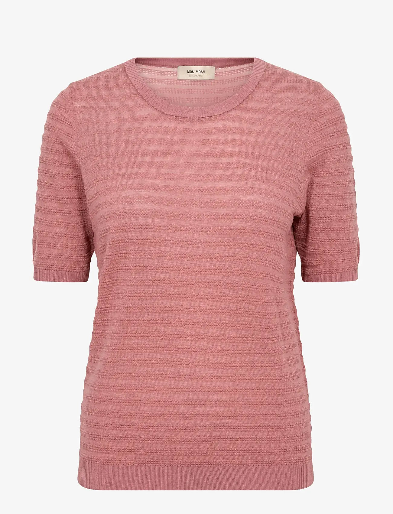 MOS MOSH - MMBouch Dotty SS Knit - sviitrid - dusty rose - 1