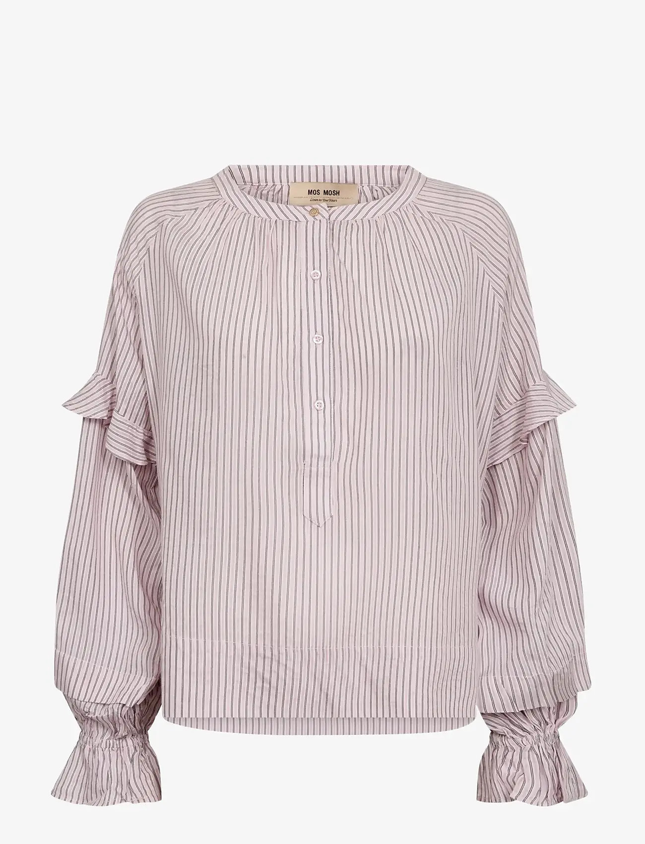 MOS MOSH - MMJorun Stripe Blouse - langærmede bluser - ballet slipper - 1