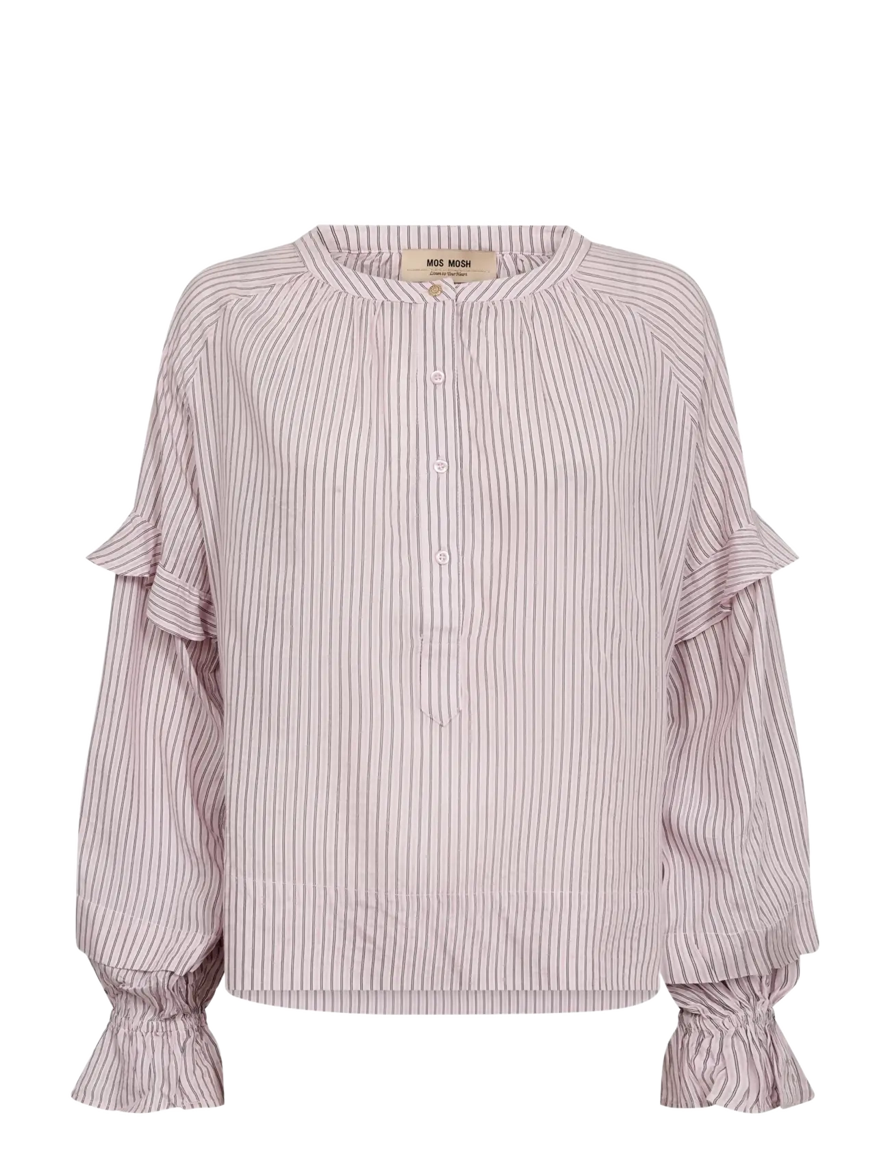 MOS MOSH MMJorun Stripe Blouse - Blusar & Skjortor - BALLET SLIPPER / pink/rose