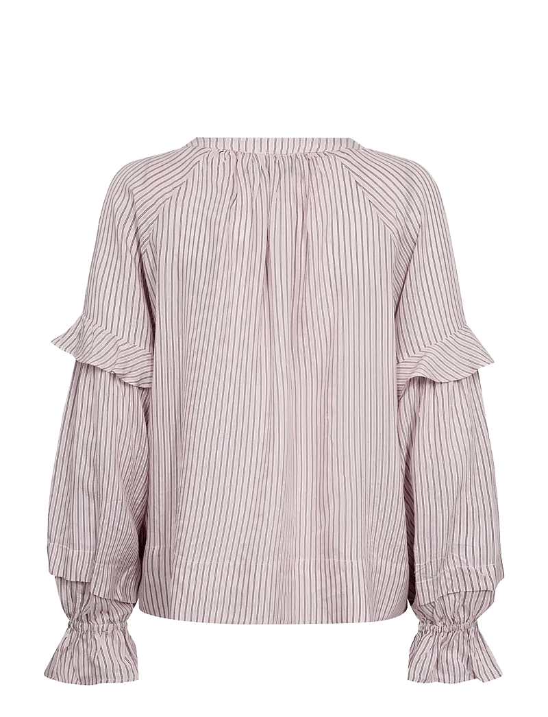 MOS MOSH - MMJorun Stripe Blouse - langærmede bluser - ballet slipper - 2