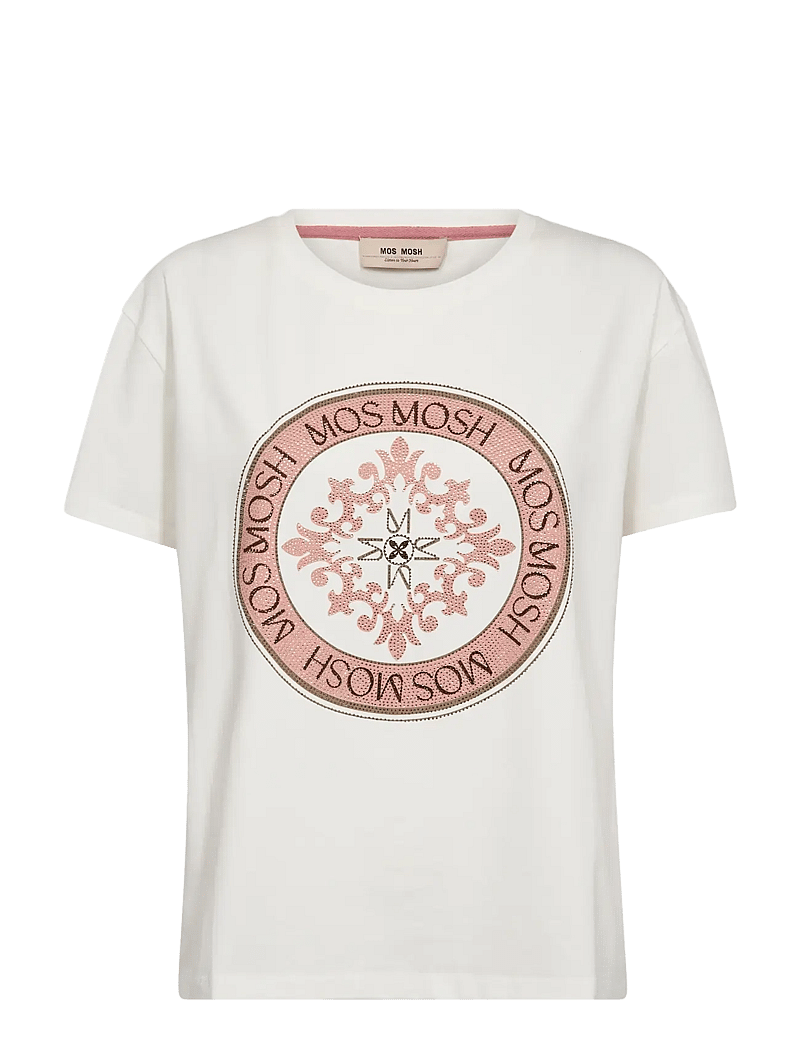 MOS MOSH - MMJudd O-SS Tee - t-shirts - ecru - 0