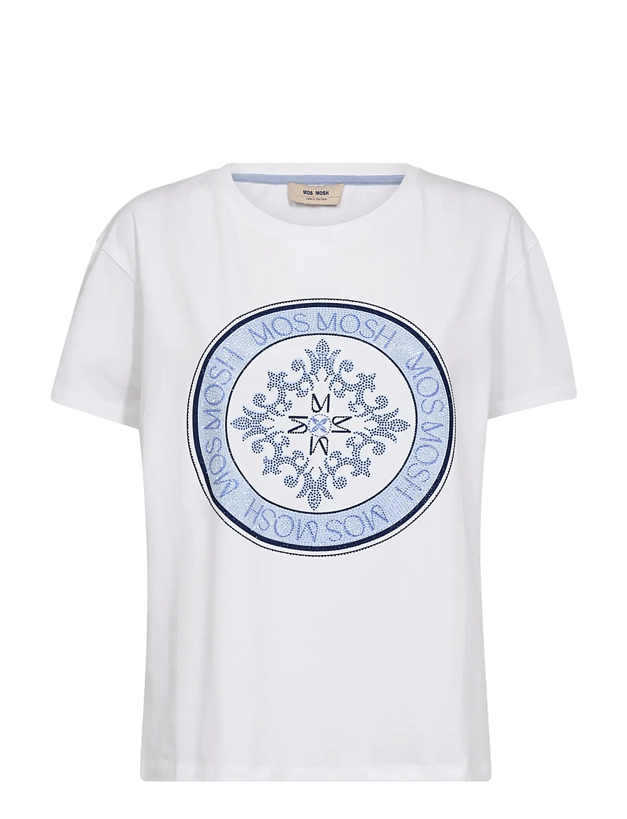 MOS MOSH - MMJudd O-SS Tee - t-shirts - white - 1
