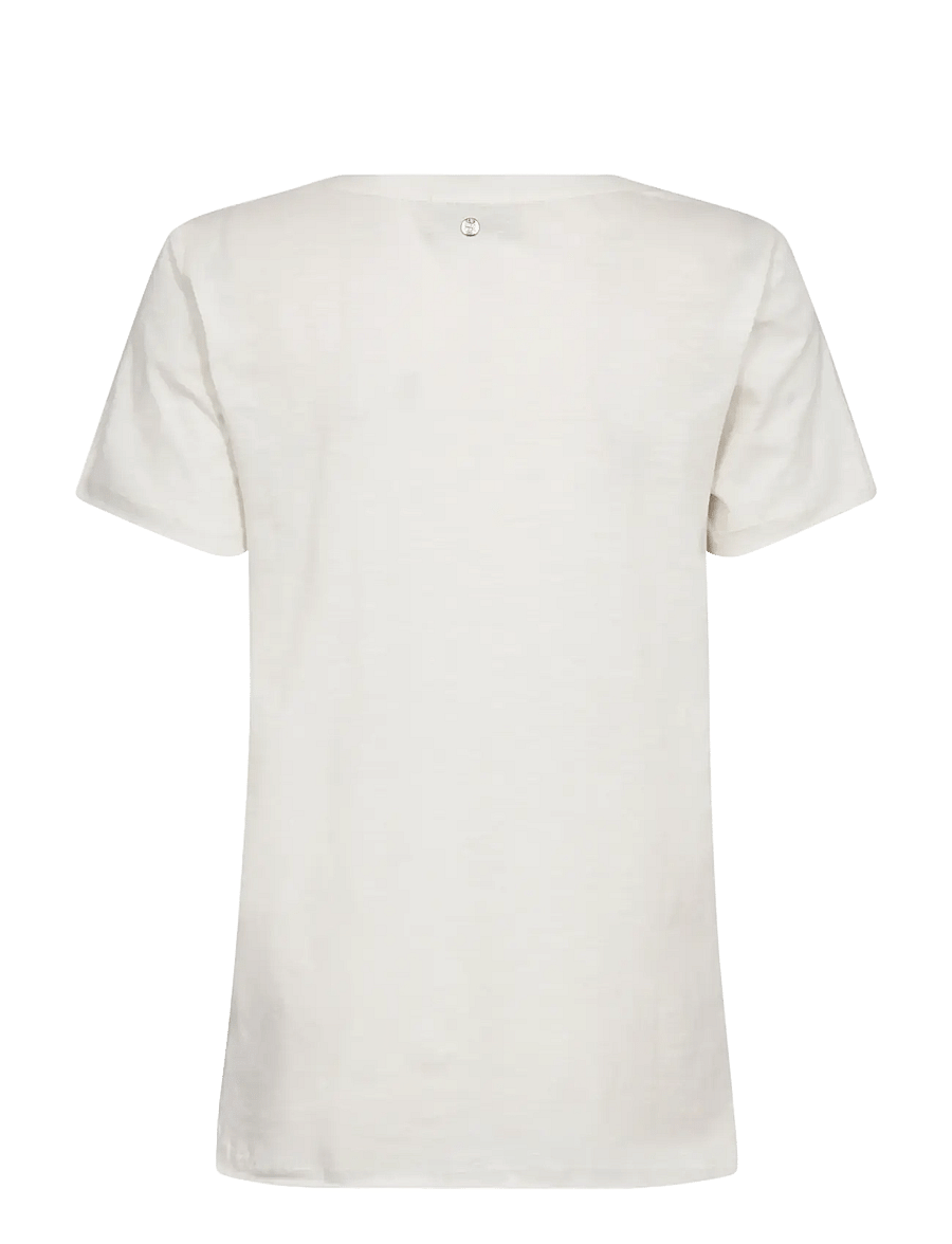 MOS MOSH - MMRomi Gethi O-SS Glam Tee - t-särgid - ecru - 2