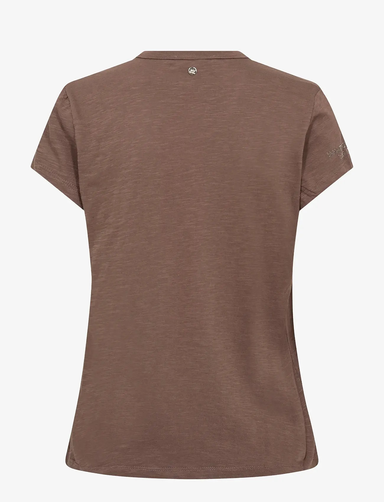 MOS MOSH - MMSafina O-SS Tee - t-shirts - coffee quartz - 2