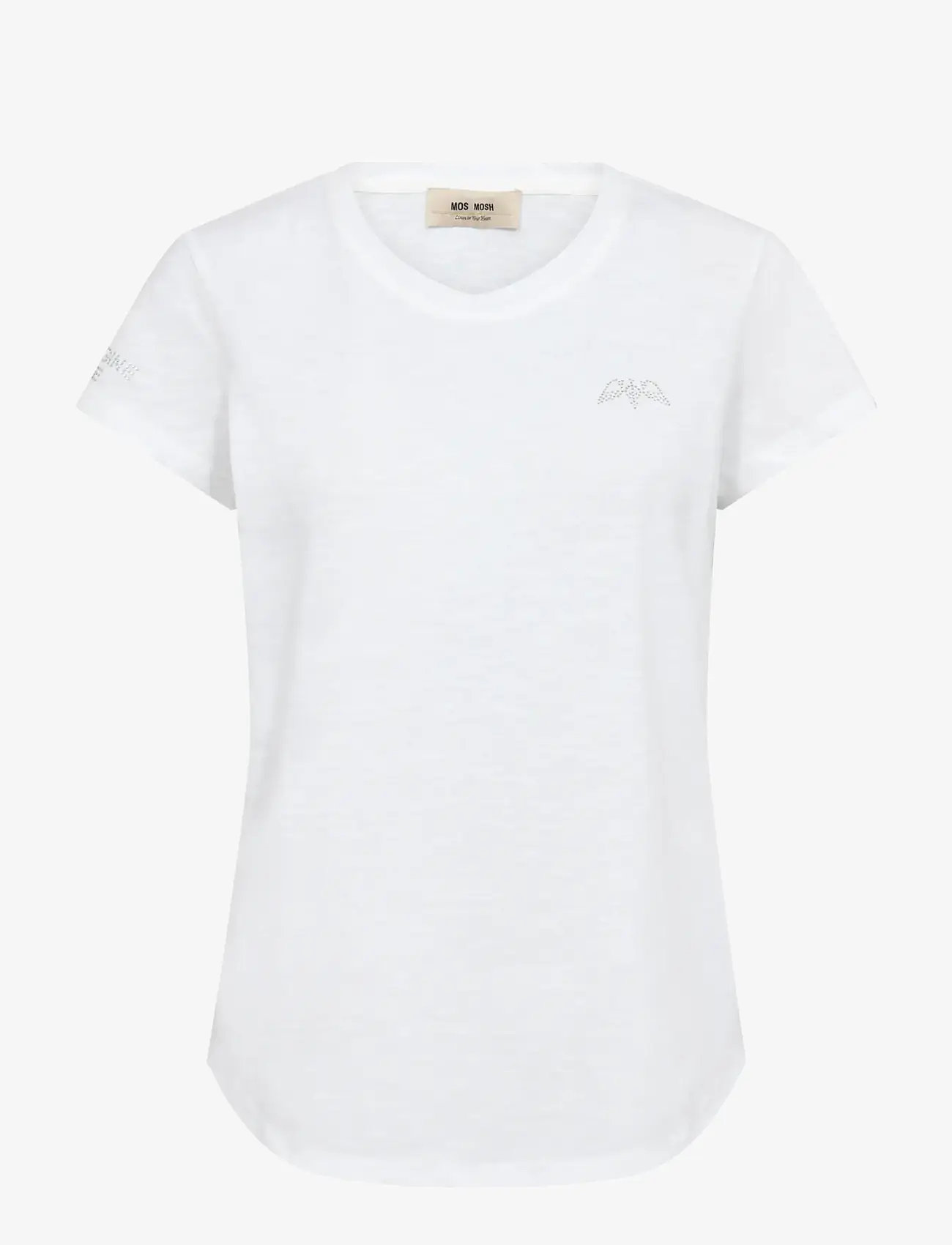 MOS MOSH - MMSafina O-SS Tee - t-shirts - white - 0