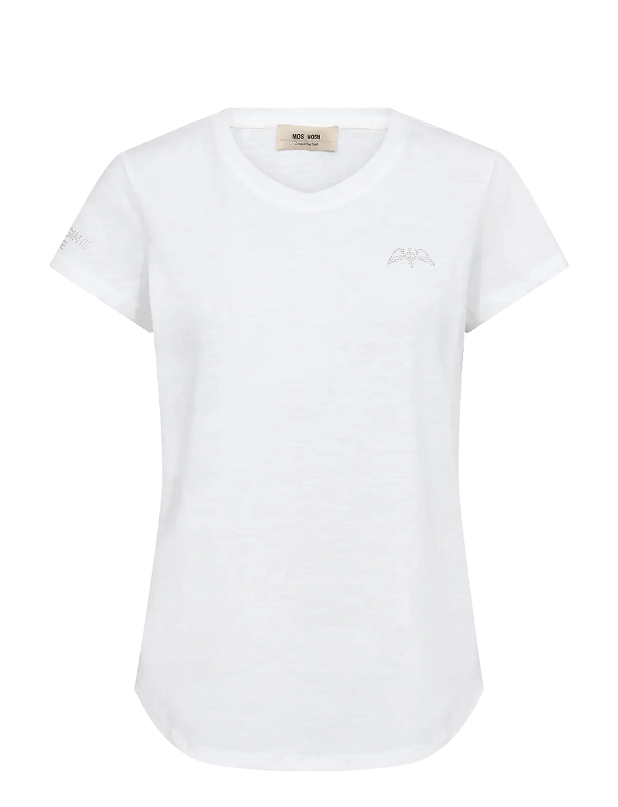 MOS MOSH - MMSafina O-SS Tee - t-paidat - white - 0