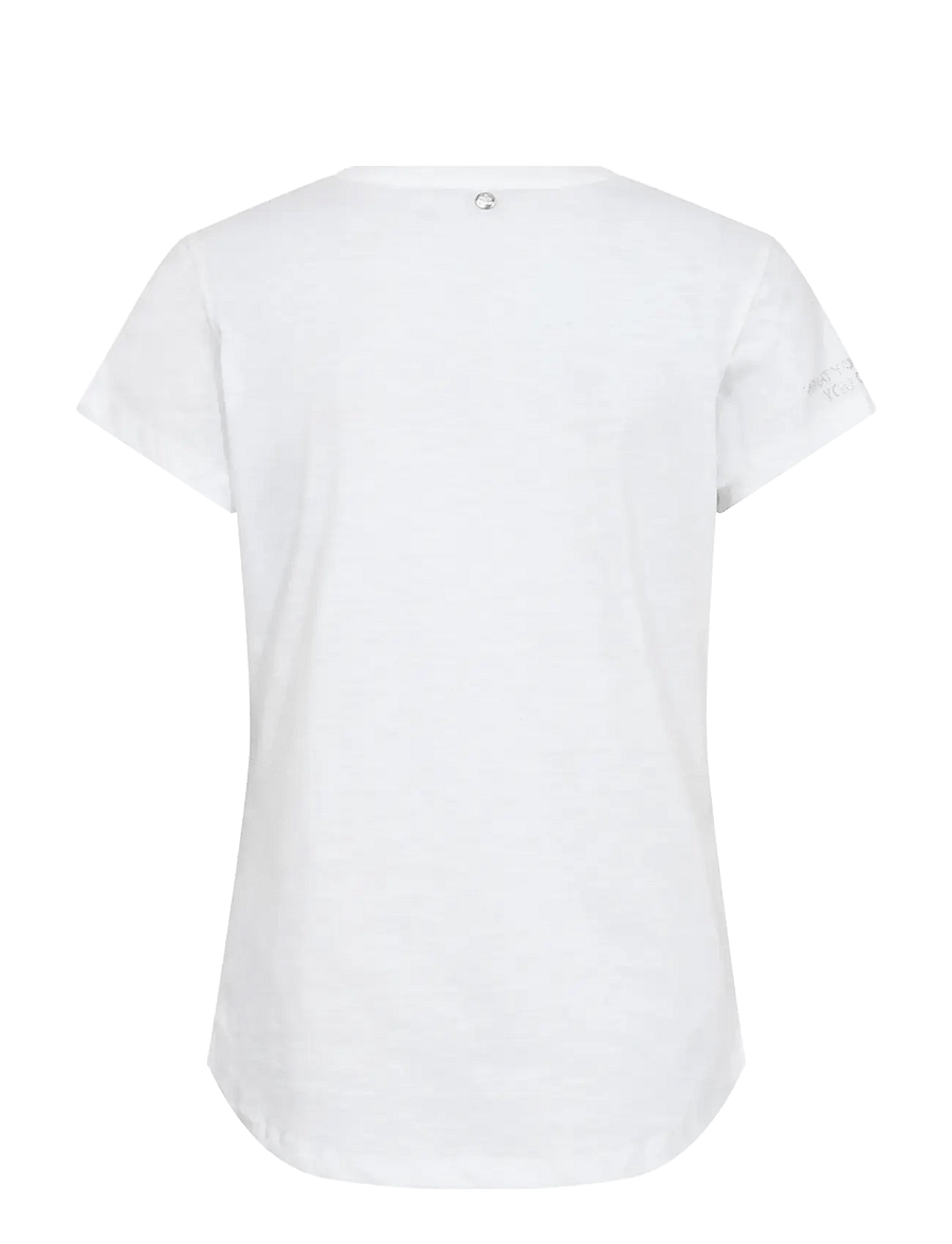 MOS MOSH - MMSafina O-SS Tee - t-paidat - white - 1