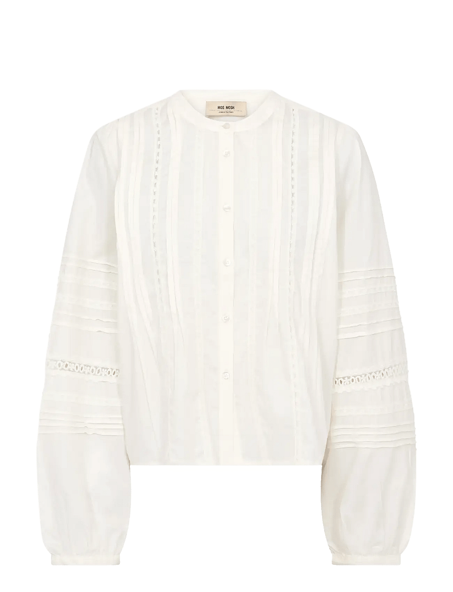 MOS MOSH - MMAdila Shirt - long sleeved blouses - ecru - 1