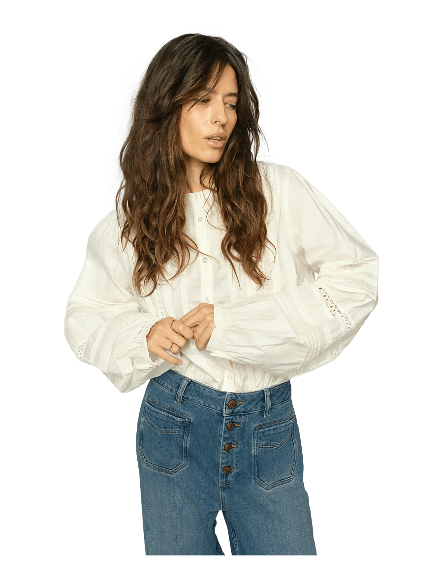 MOS MOSH - MMAdila Shirt - long sleeved blouses - ecru - 3