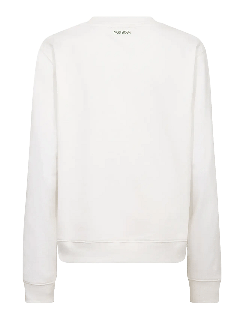 MOS MOSH - MMAtika O-LS Glam Sweatshirt - modetrends - white - 1
