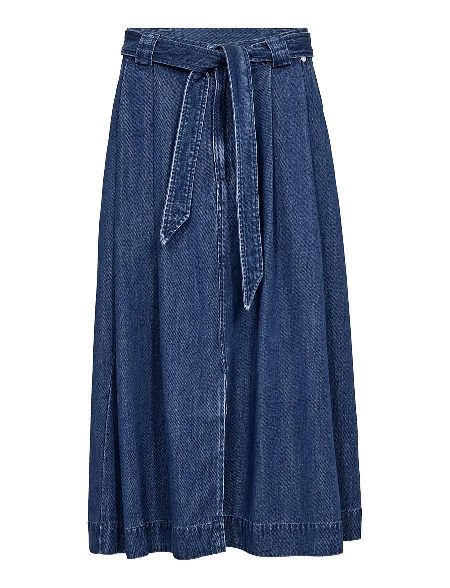 MOS MOSH - MMKoda Dinem Skirt - spódnice dżinsowe - dark blue - 1