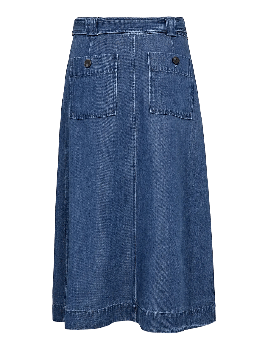MOS MOSH - MMKoda Dinem Skirt - spódnice dżinsowe - dark blue - 2