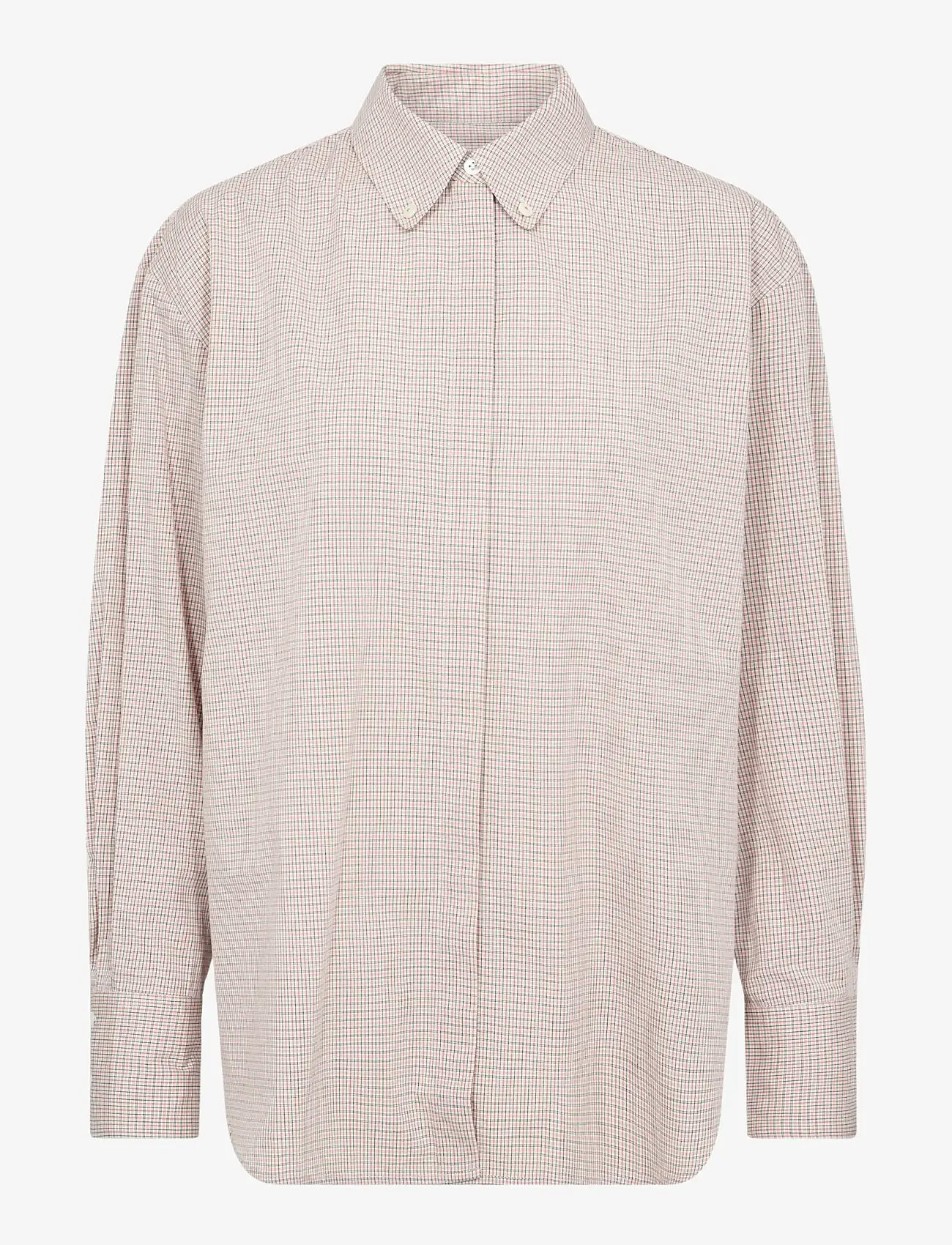 MOS MOSH - MMBritze Check Shirt - langærmede skjorter - dusty rose - 1