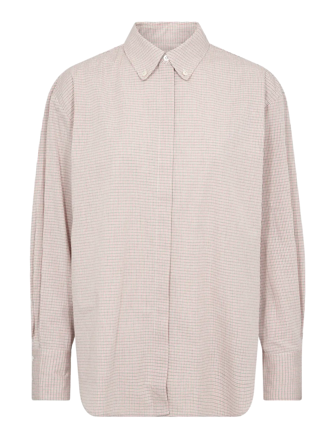 MOS MOSH MMBritze Check Shirt - Tøj - DUSTY ROSE / pink/rose