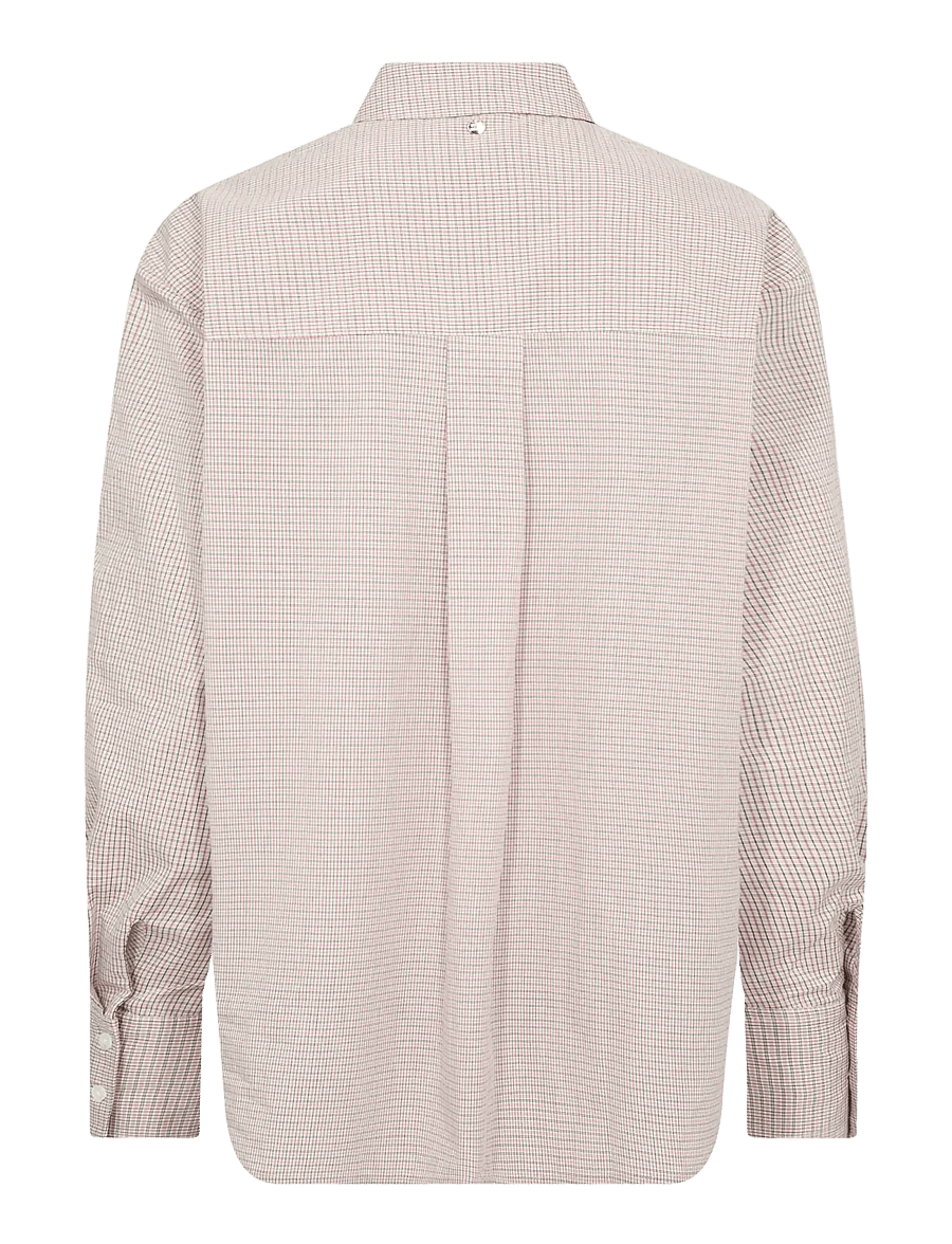 MOS MOSH - MMBritze Check Shirt - langærmede skjorter - dusty rose - 2
