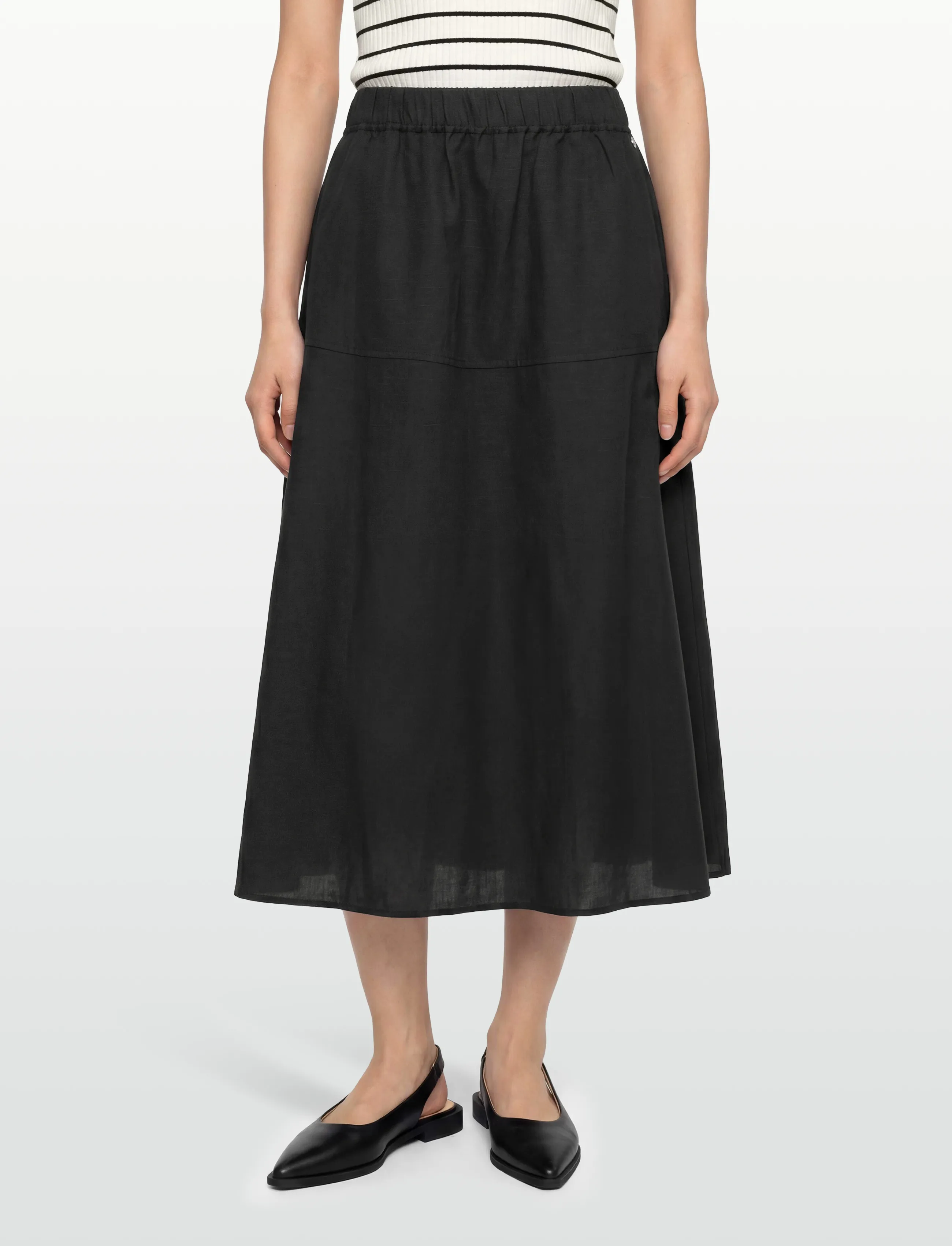 MOS MOSH - MMEllaja Alexis Skirt - midi nederdele - black - 3