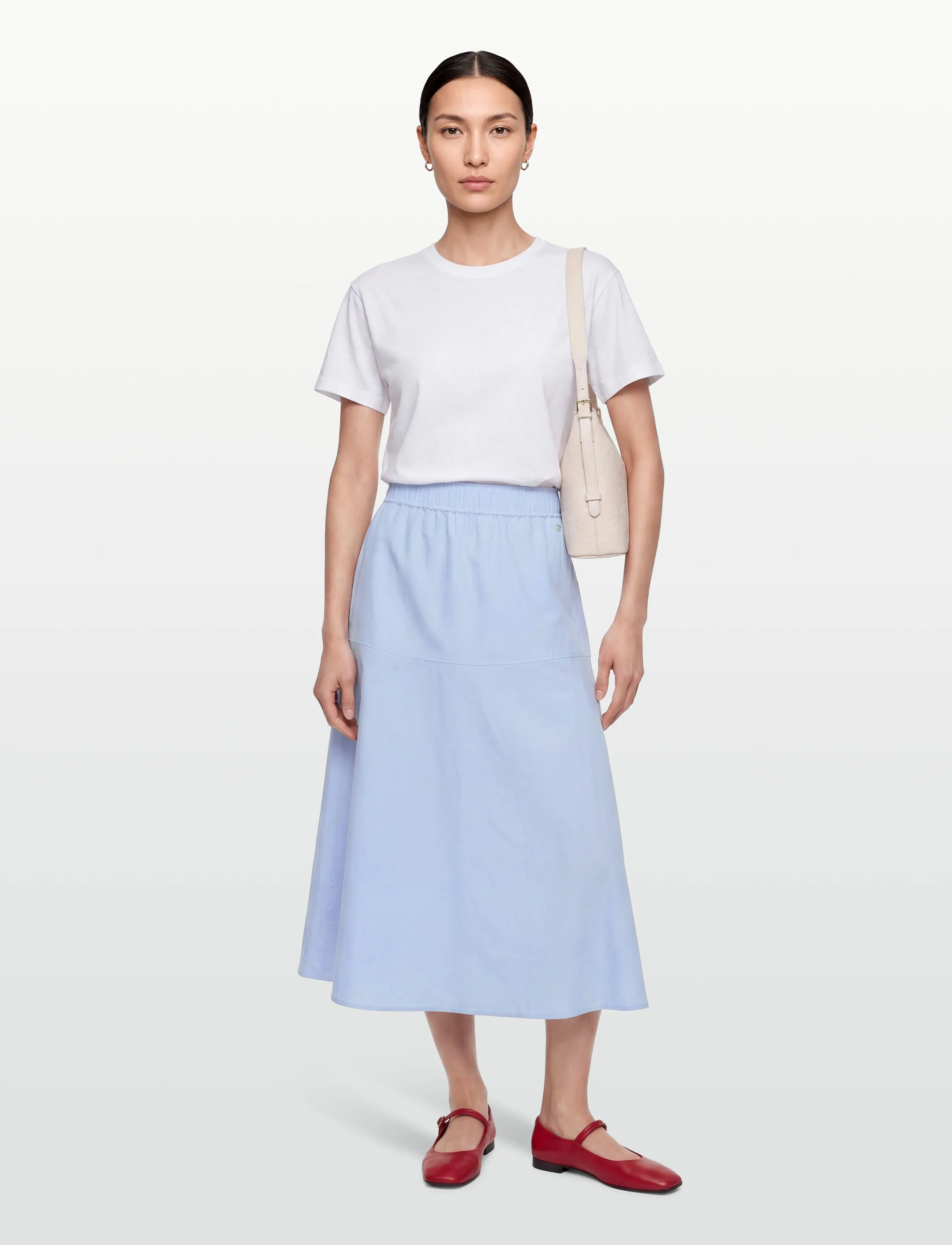 MOS MOSH Mmellaja Alexis Skirt, Kvinder, A-Line Nederdel, Blå, Str: XL
