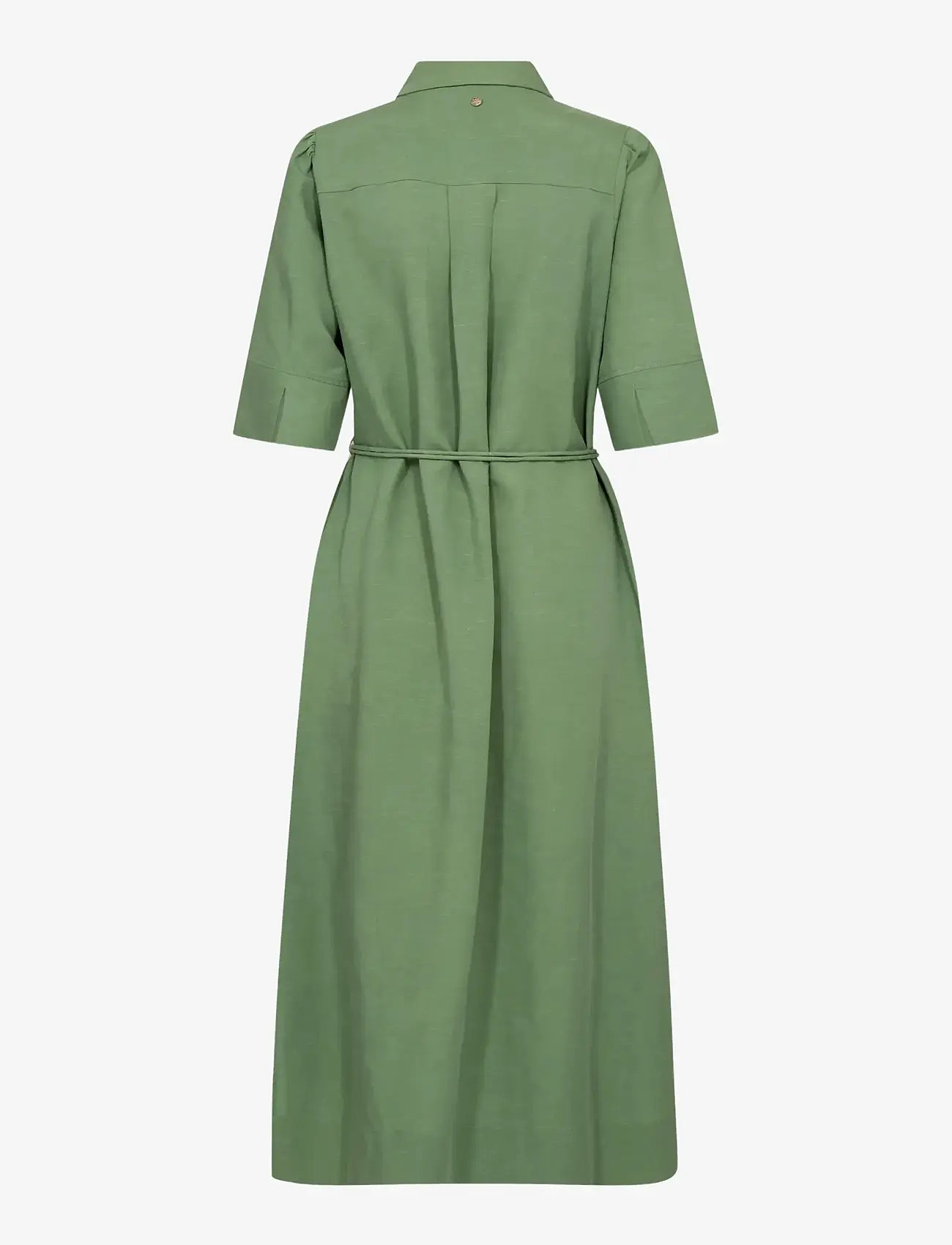 MOS MOSH - MMRayas Alexis Dress - skjortekjoler - turf green - 2
