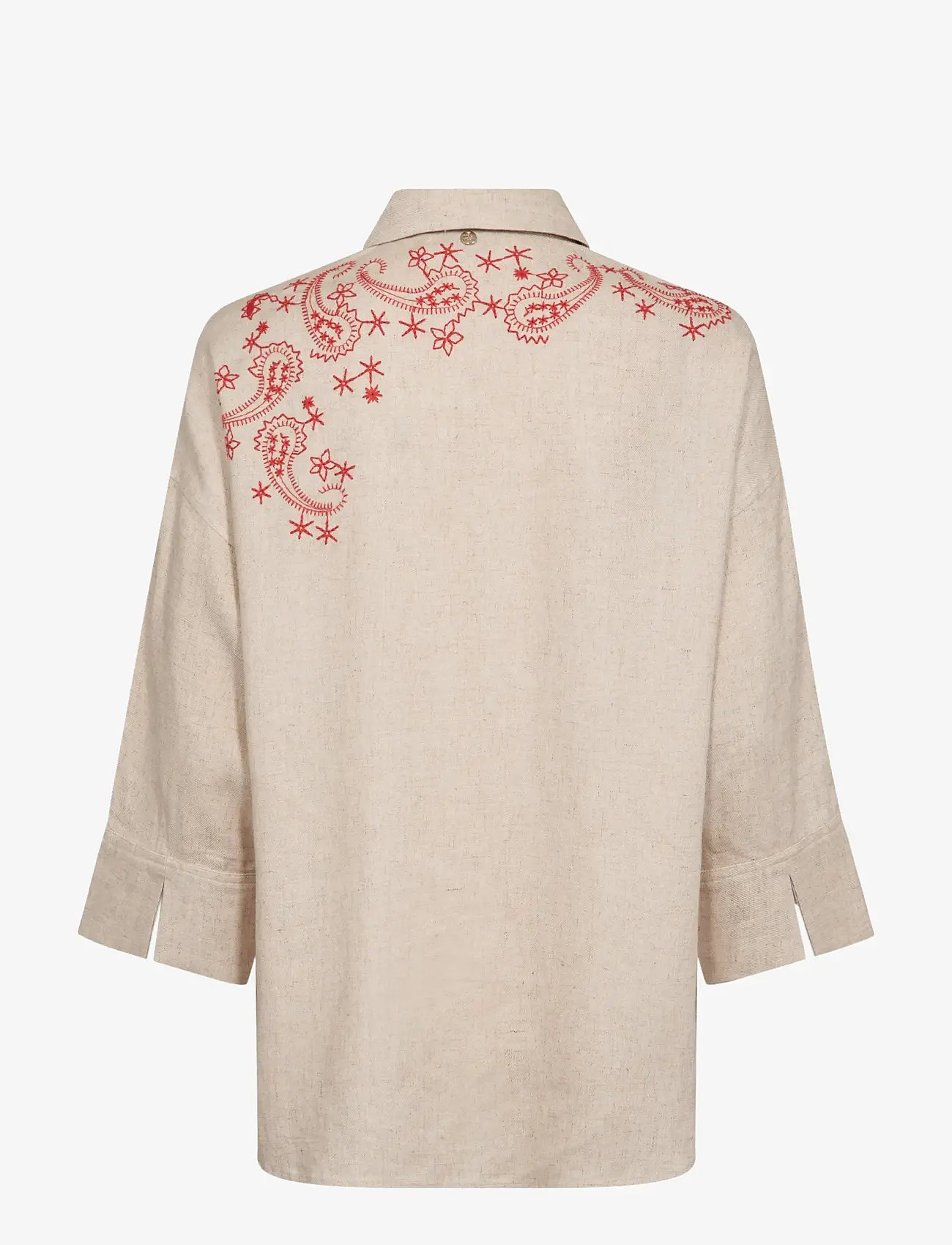 MOS MOSH - MMAudri Coleen Shirt - hørskjorter - clay - 2