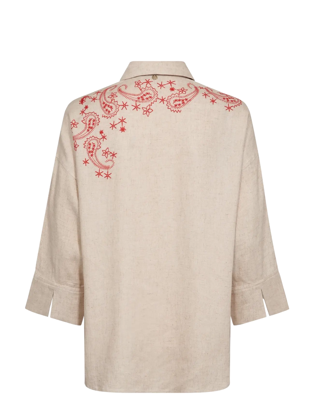 MOS MOSH - MMAudri Coleen Shirt - leinenhemden - clay - 2