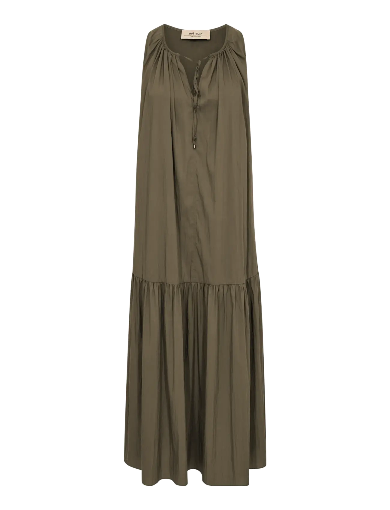 MOS MOSH Mmsabri Tess Kleid Khaki - L - Damen