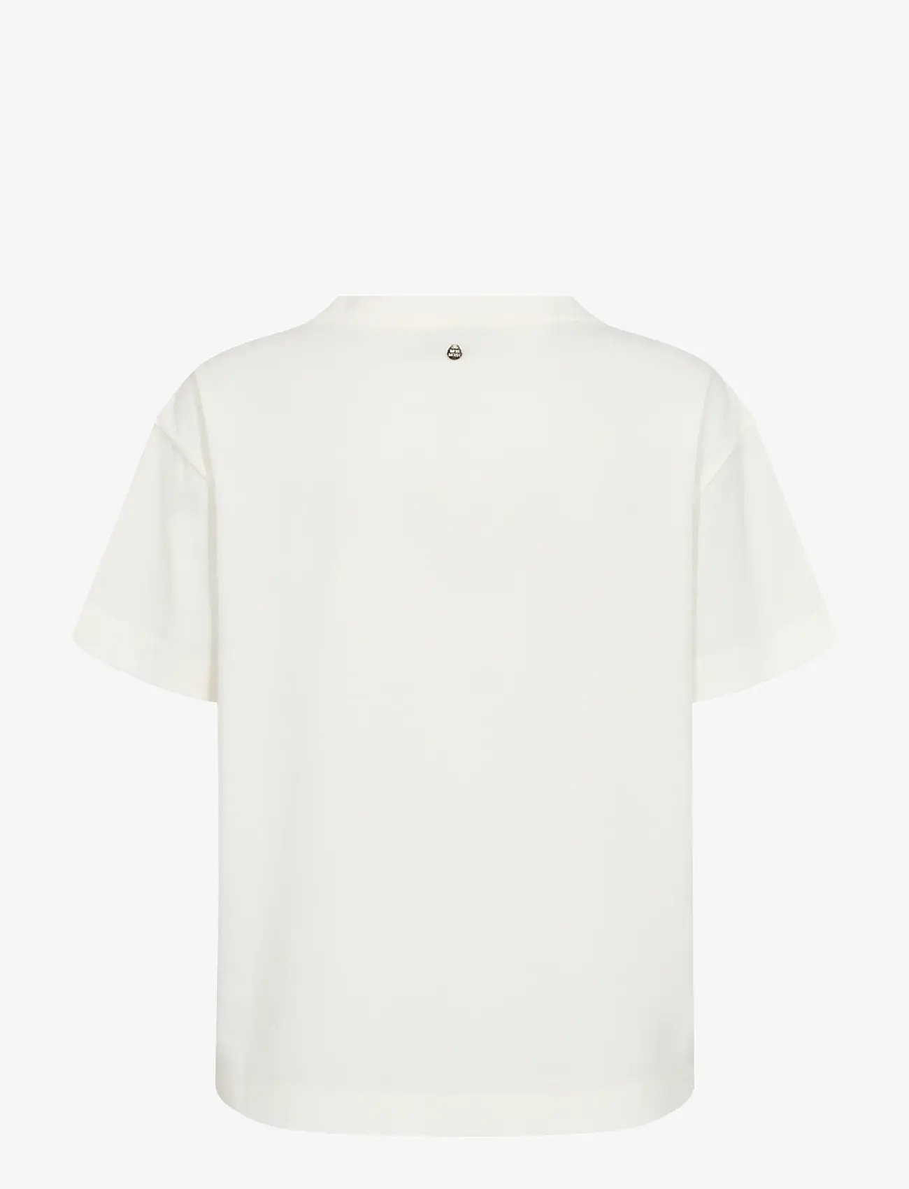 MOS MOSH - MMFlowish O-SS Tee - t-shirts - ecru - 1