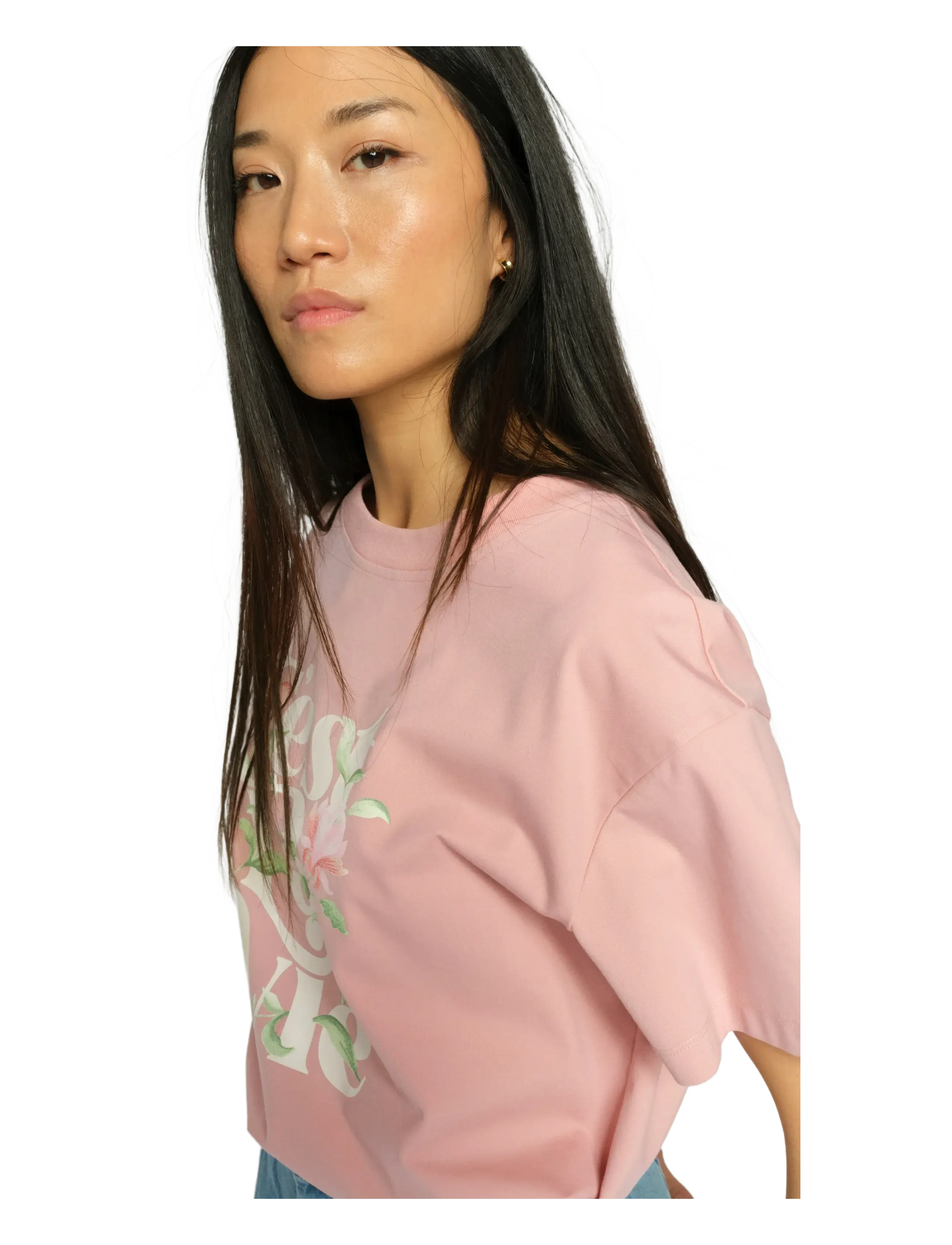 MOS MOSH - MMFlowish O-SS Tee - t-shirts - peachy - 3