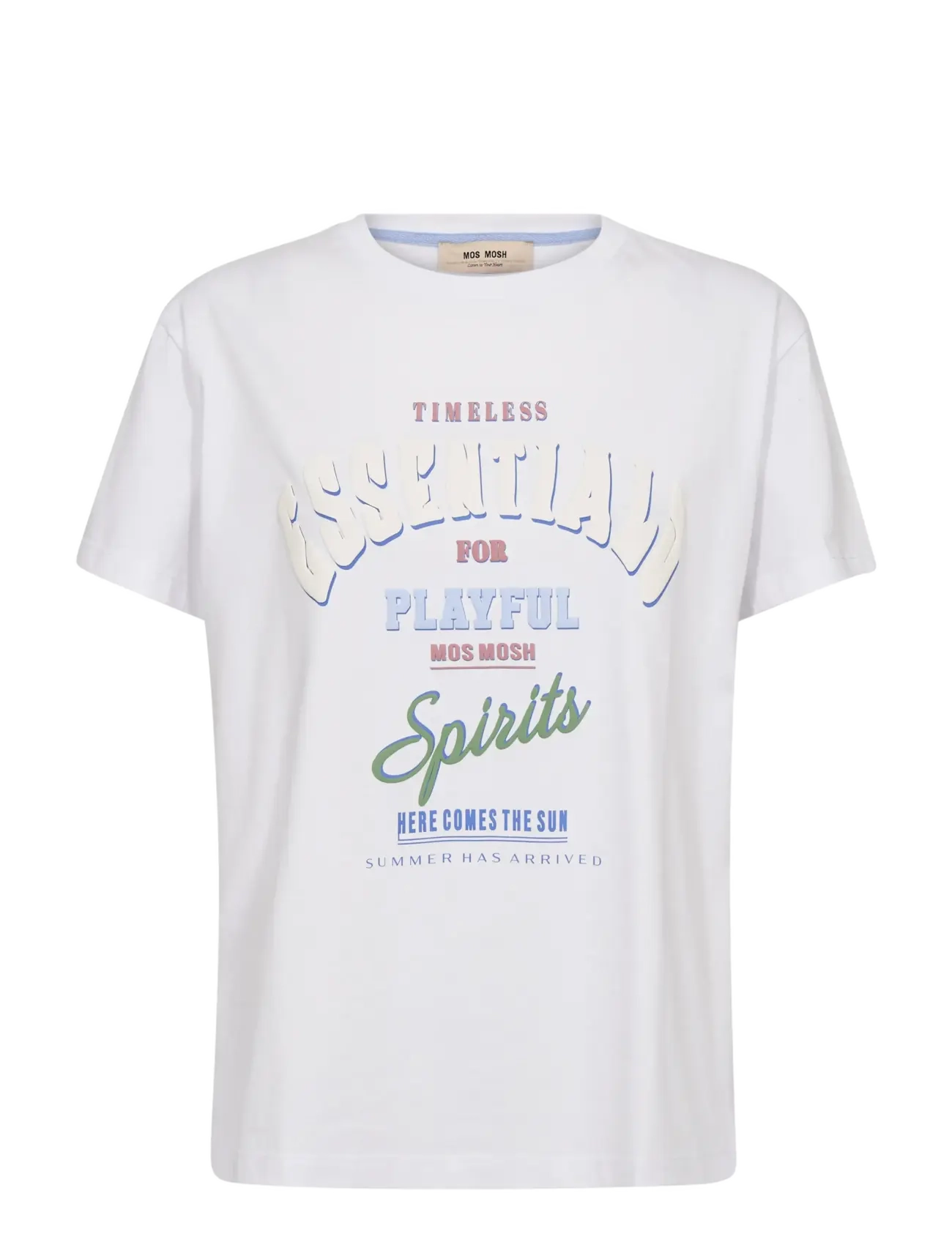 MOS MOSH Mmraft O-Ss Tee Weiß - M - Damen