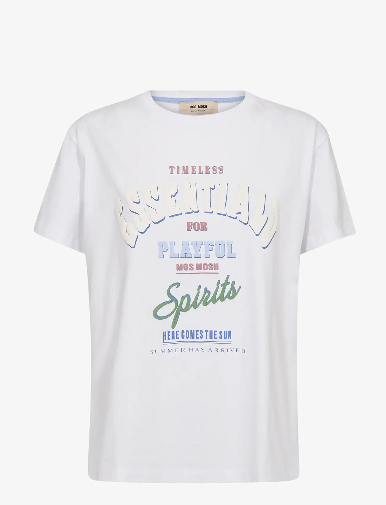 MOS MOSH - MMRaft O-SS Tee - t-shirts - white - 1