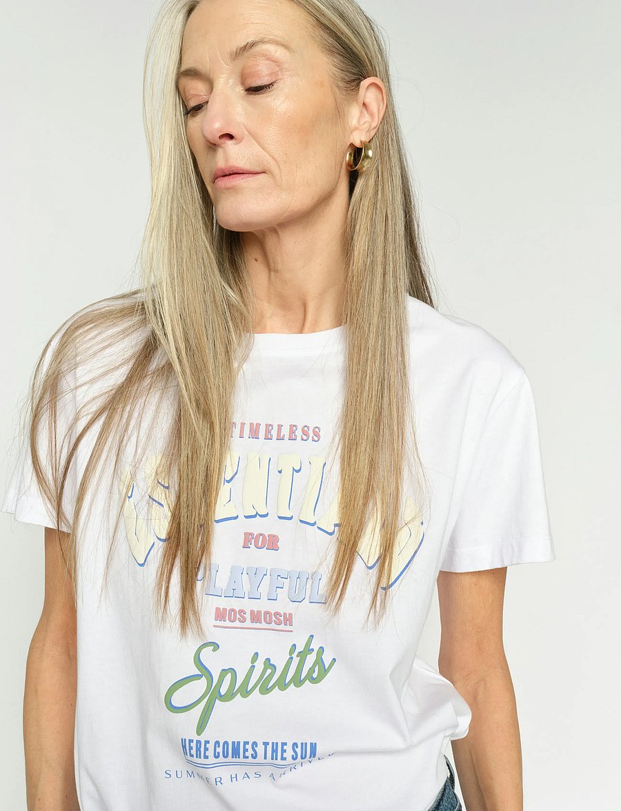 MOS MOSH - MMRaft O-SS Tee - t-shirts - white - 0