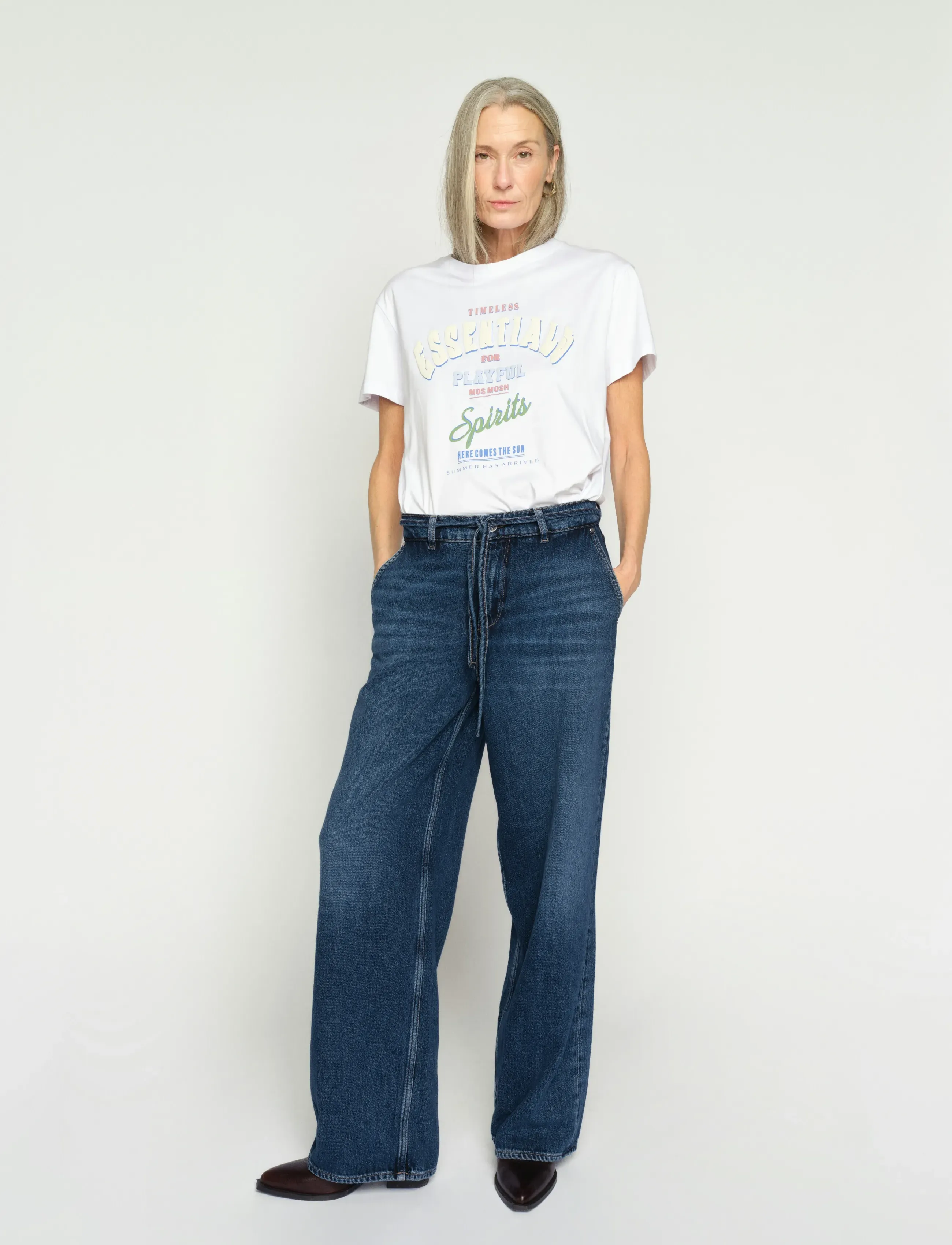 MOS MOSH - MMRaft O-SS Tee - t-shirty - white - 3