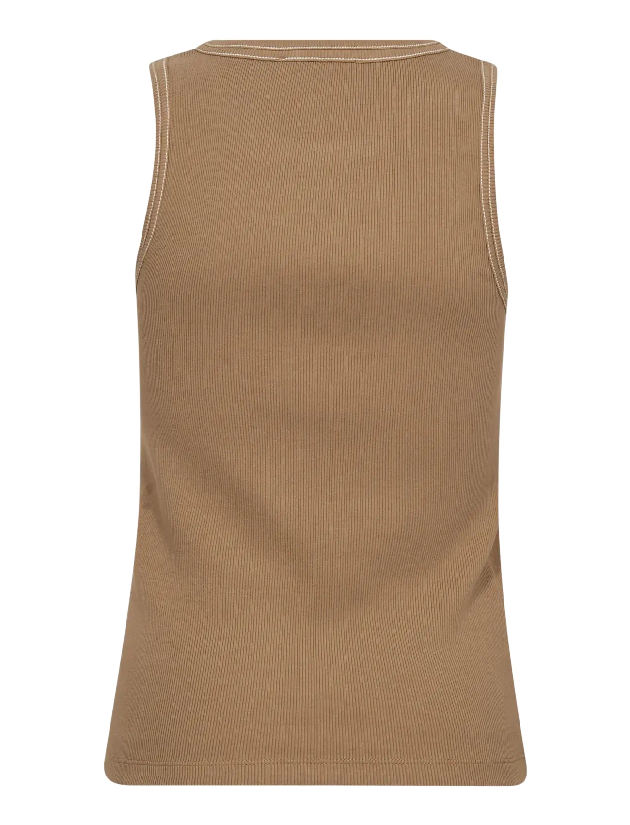 MOS MOSH - MMAra Rib Tank Top - sleeveless tops - petrified oak - 2