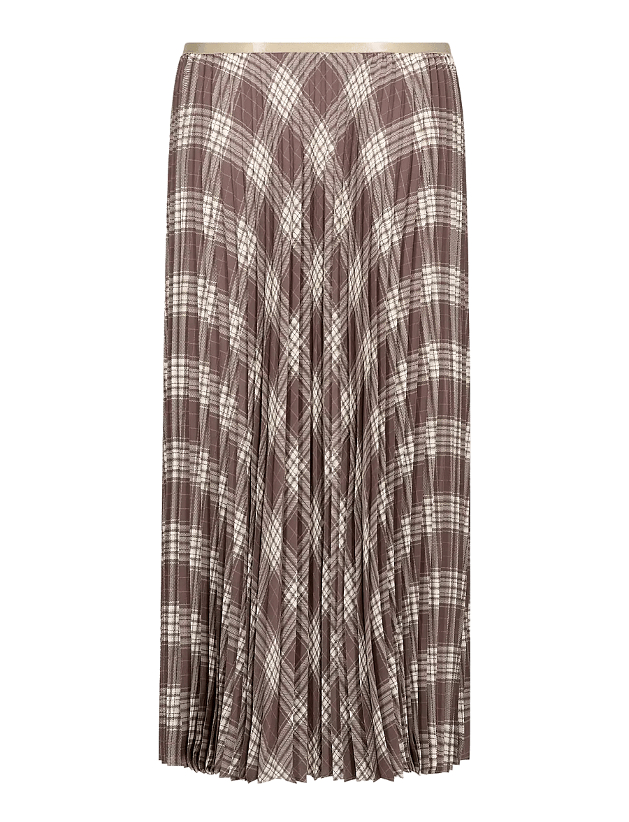 MOS MOSH - MMChari Chaz Skirt - midiseelikud - coffee quartz - 2