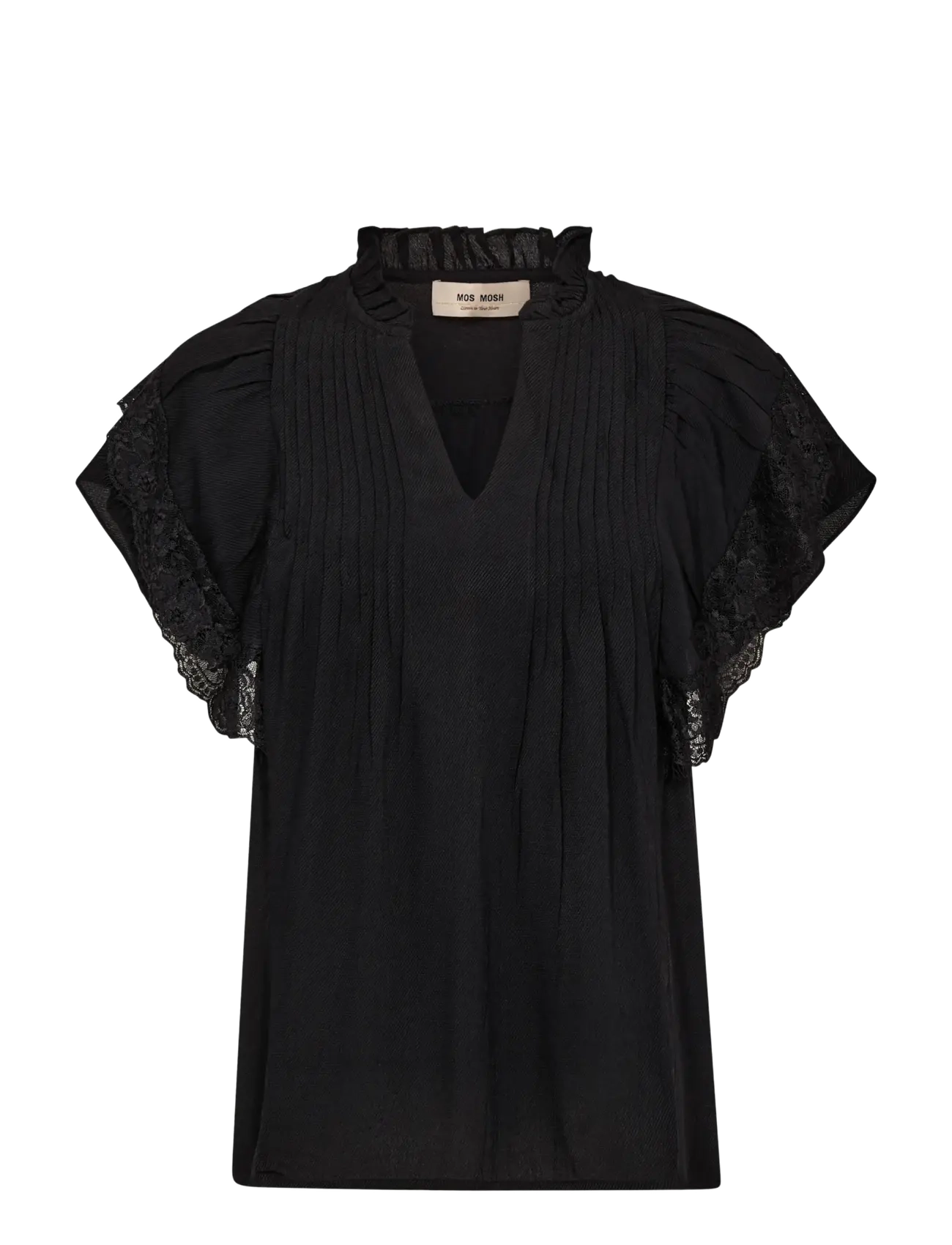 MOS MOSH Mmwea Flowish Bluse Schwarz - S - Damen