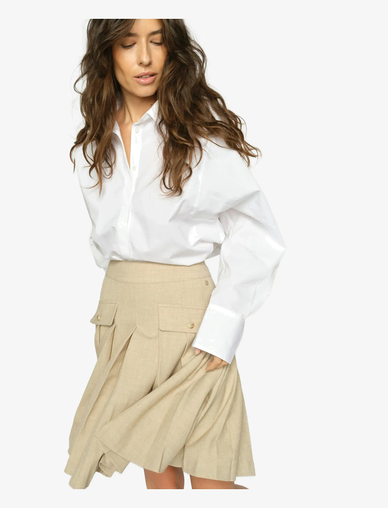 MOS MOSH - MMRuni Flair Skirt - pleated skirts - twill - 2